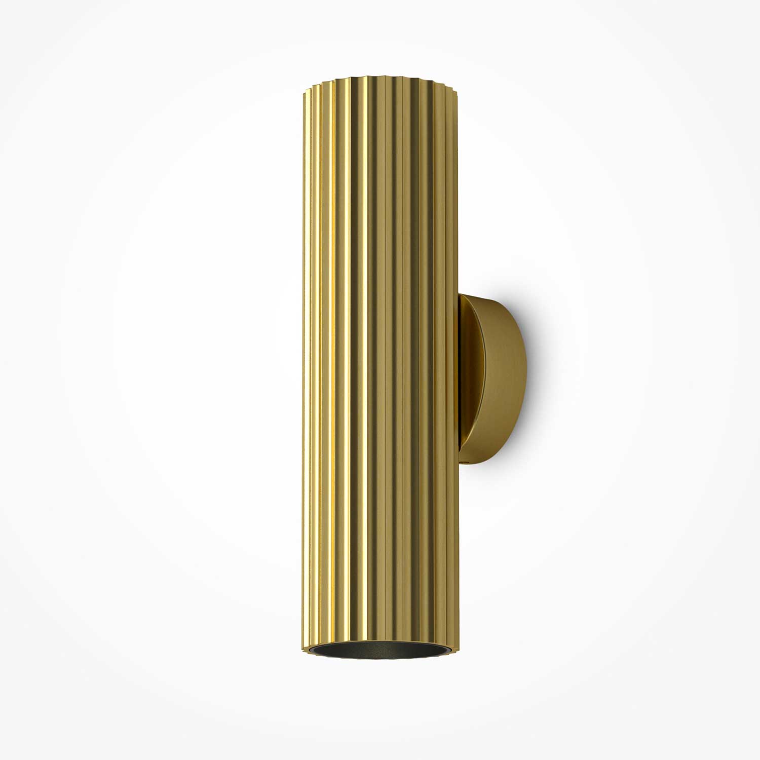 Calipso - Tall and short fluted design wall sconce