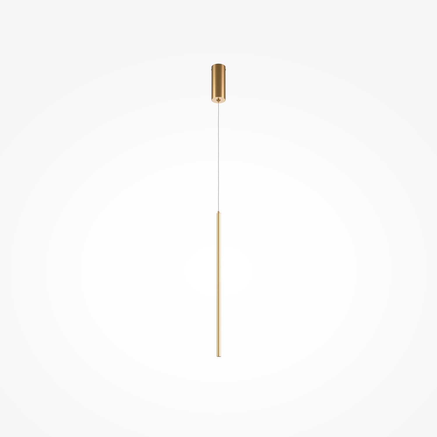 Halo - Подвесной светильник с LED-трубкой из стали для современной спальни