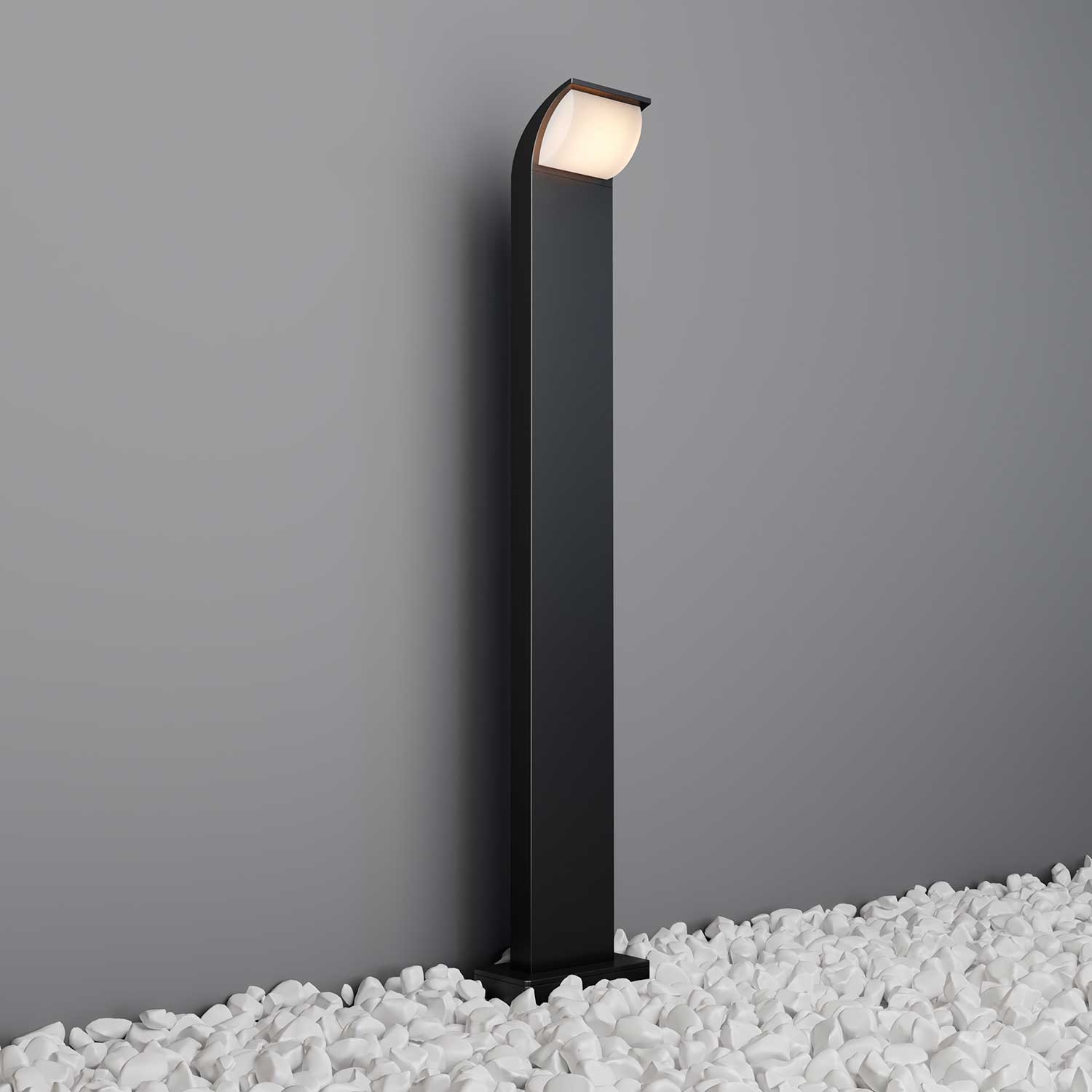 Stock - LED outdoor light bollard for pathways