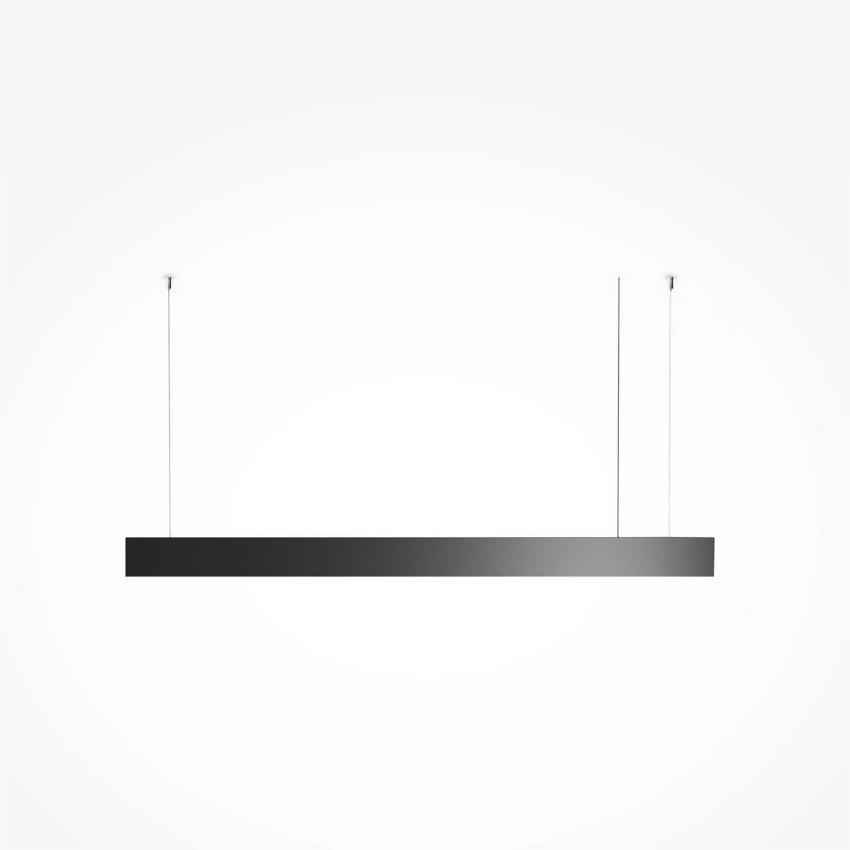 Basis - Suspension LED linéaire en aluminium et acrylique, style minimaliste