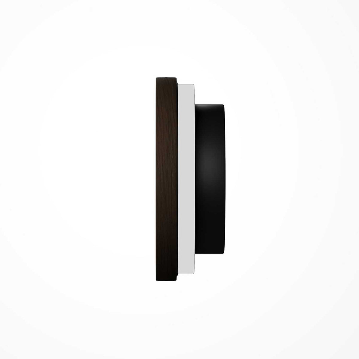 Basic Texture - Applique murale LED ronde en bois ou marbre, style minimaliste