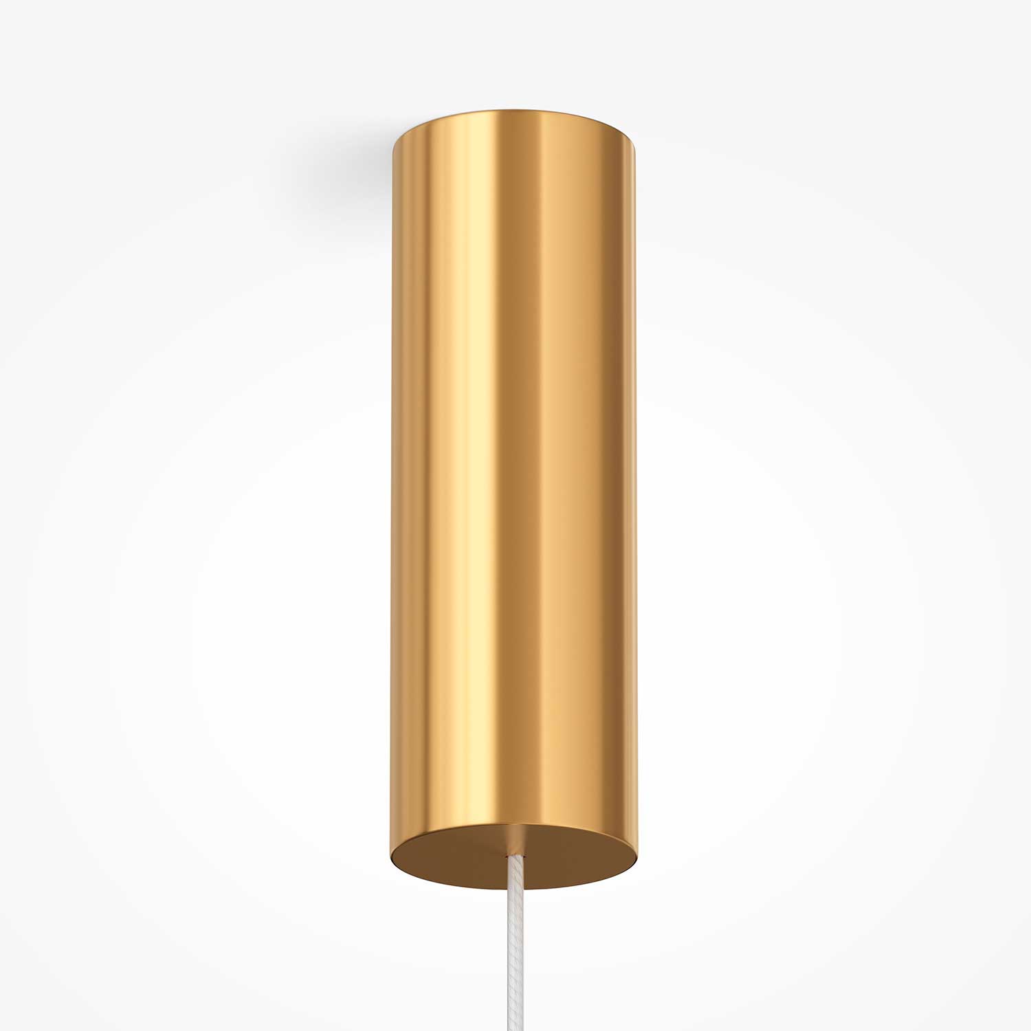 Amulet - Golden glass pendant light for art deco bedroom