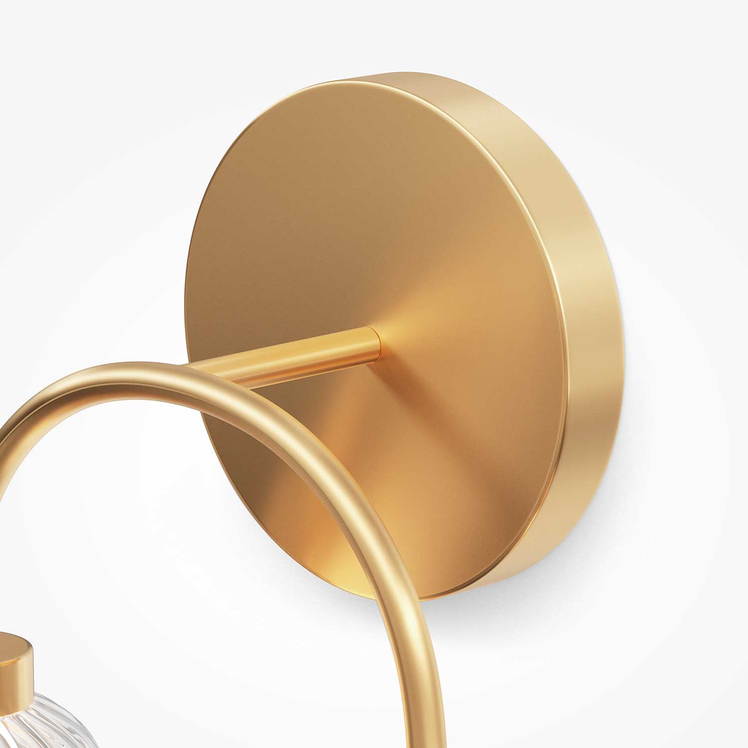 Amulet - Golden design wall sconce for art deco bedroom