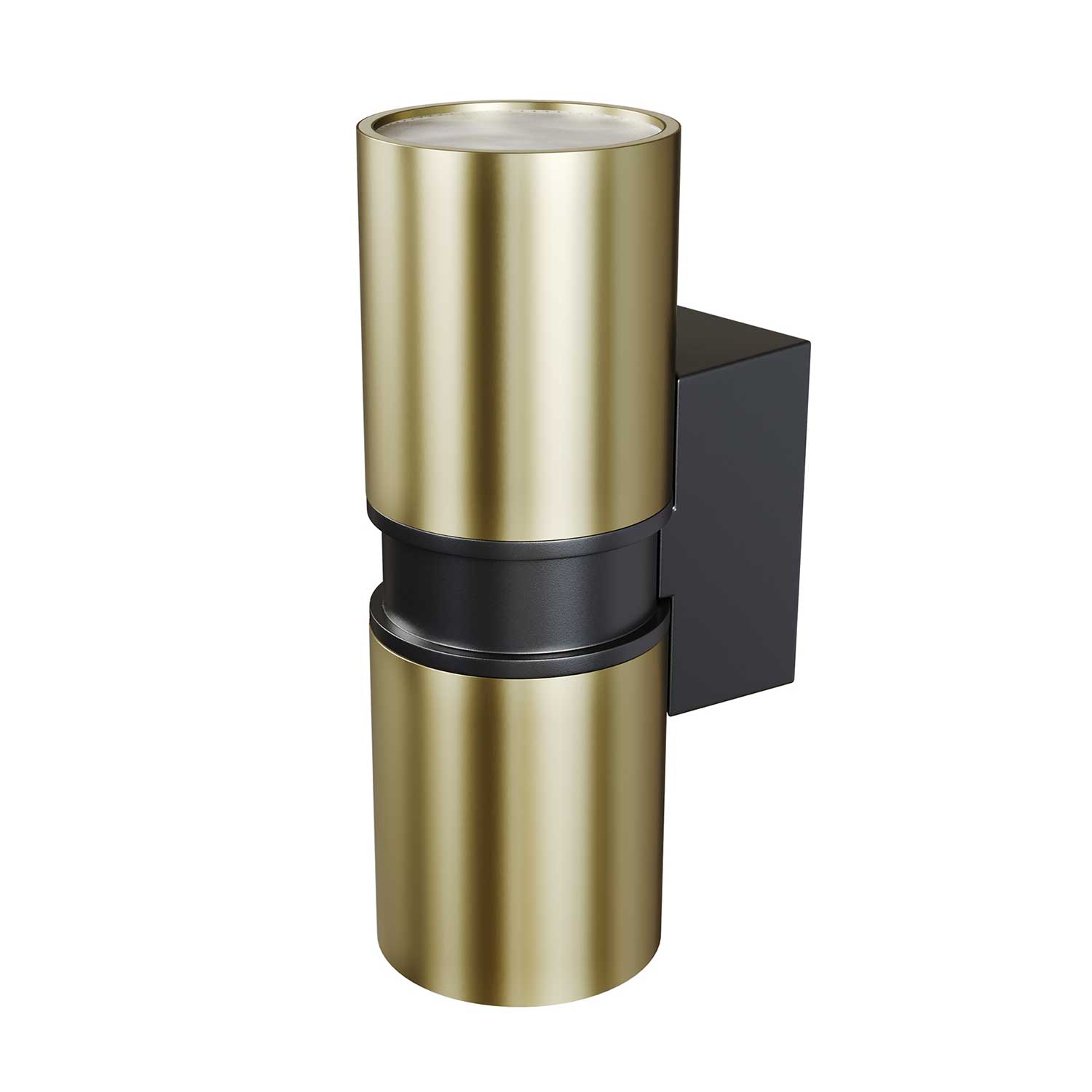 Bowery - Moderne goldene Außenwandleuchte