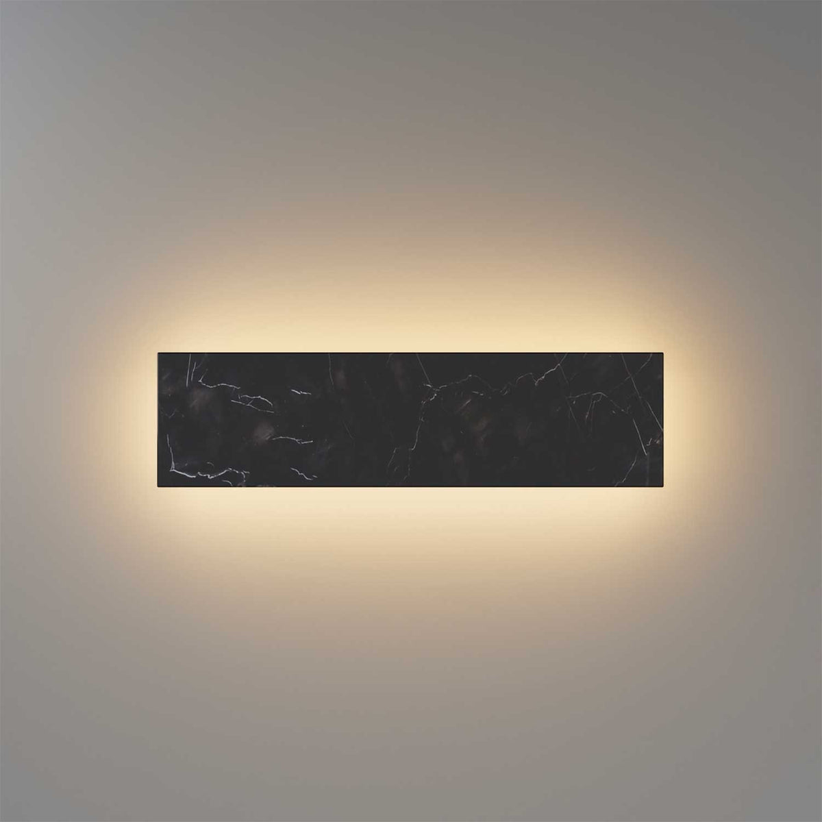 Basic Texture - Applique murale LED linéaire en bois, marbre ou métal, style minimaliste
