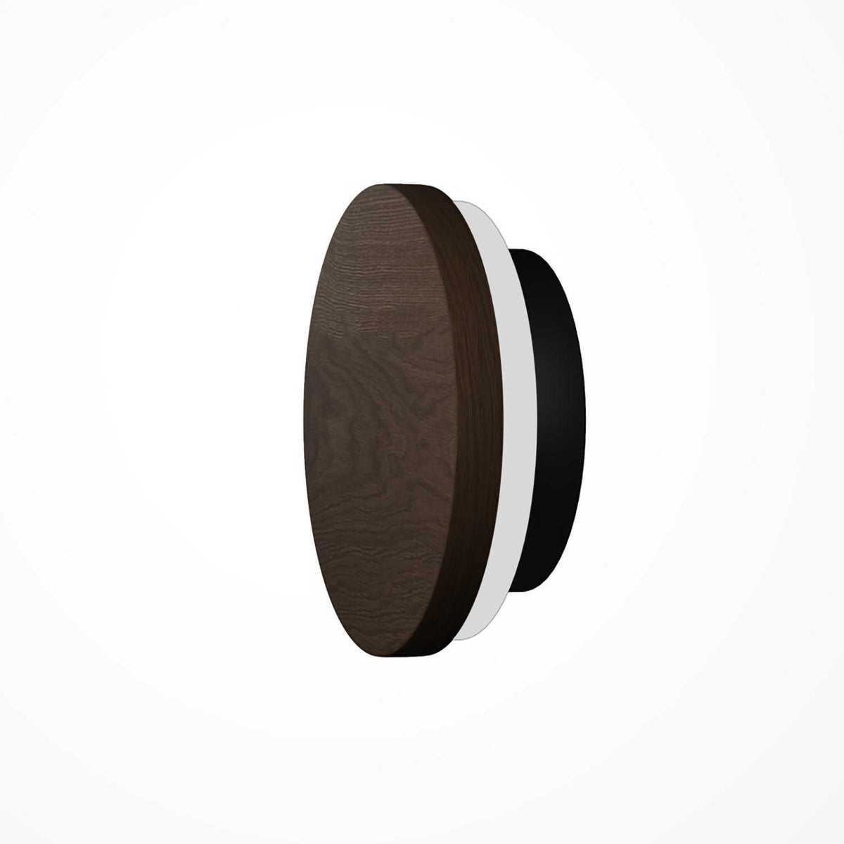 Basic Texture - Applique murale LED ronde en bois ou marbre, style minimaliste