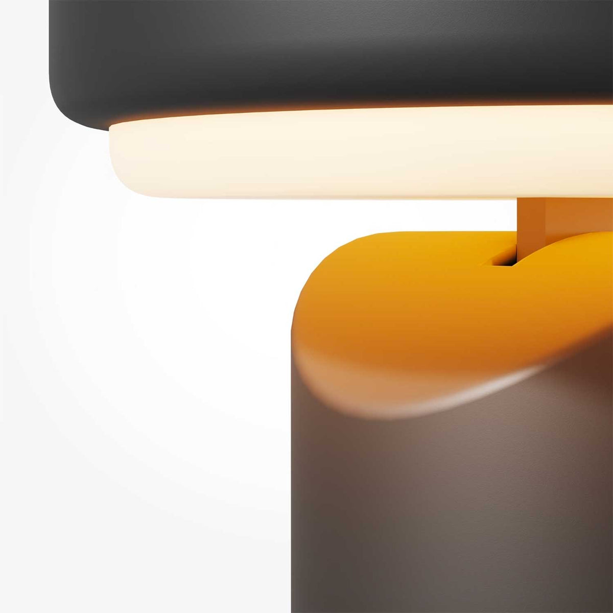 Topo - Lampe à poser rechargeable rechargeable et orientable en métal, style moderne