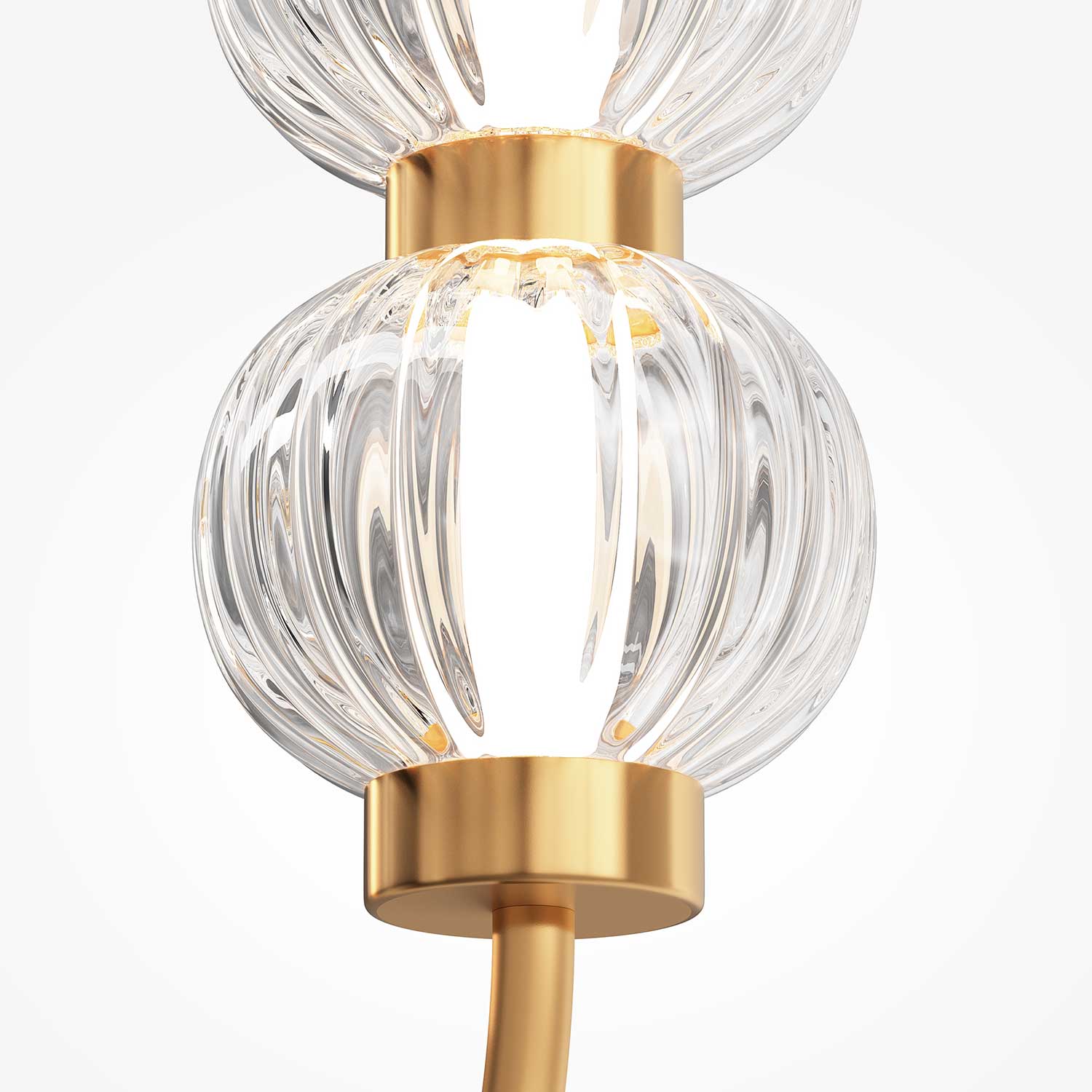 Amulet - Golden design wall sconce for art deco bedroom