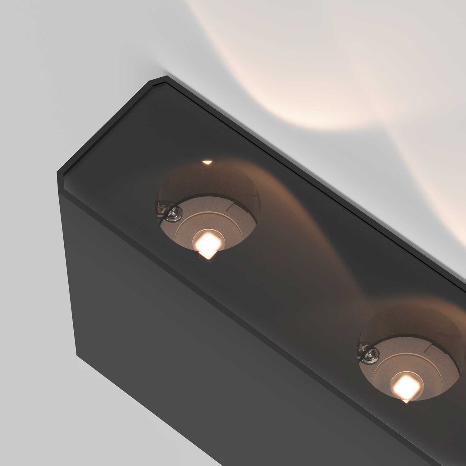 Show - LED-Wandleuchte für minimalistische Fassaden