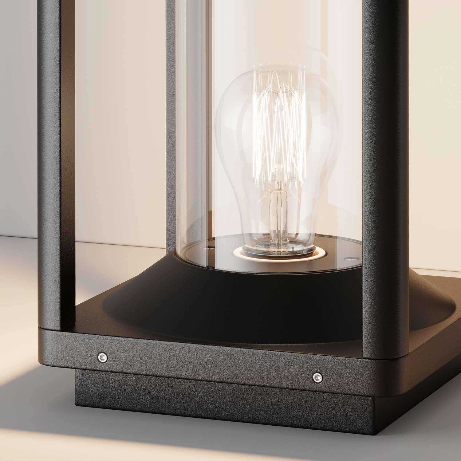 Cell - Outdoor steel bollard for modern garden