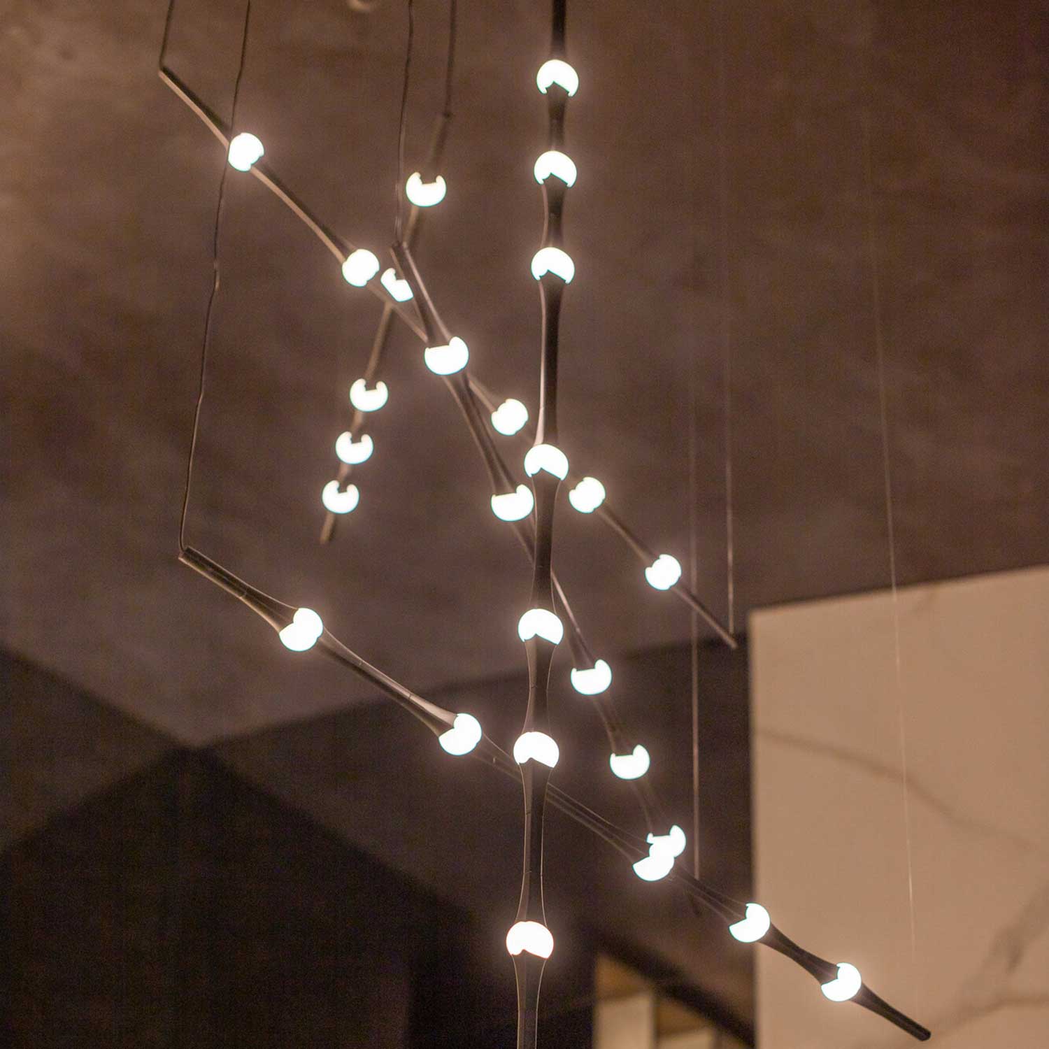 Dew - Suspension LED moderne architecturale pour salon
