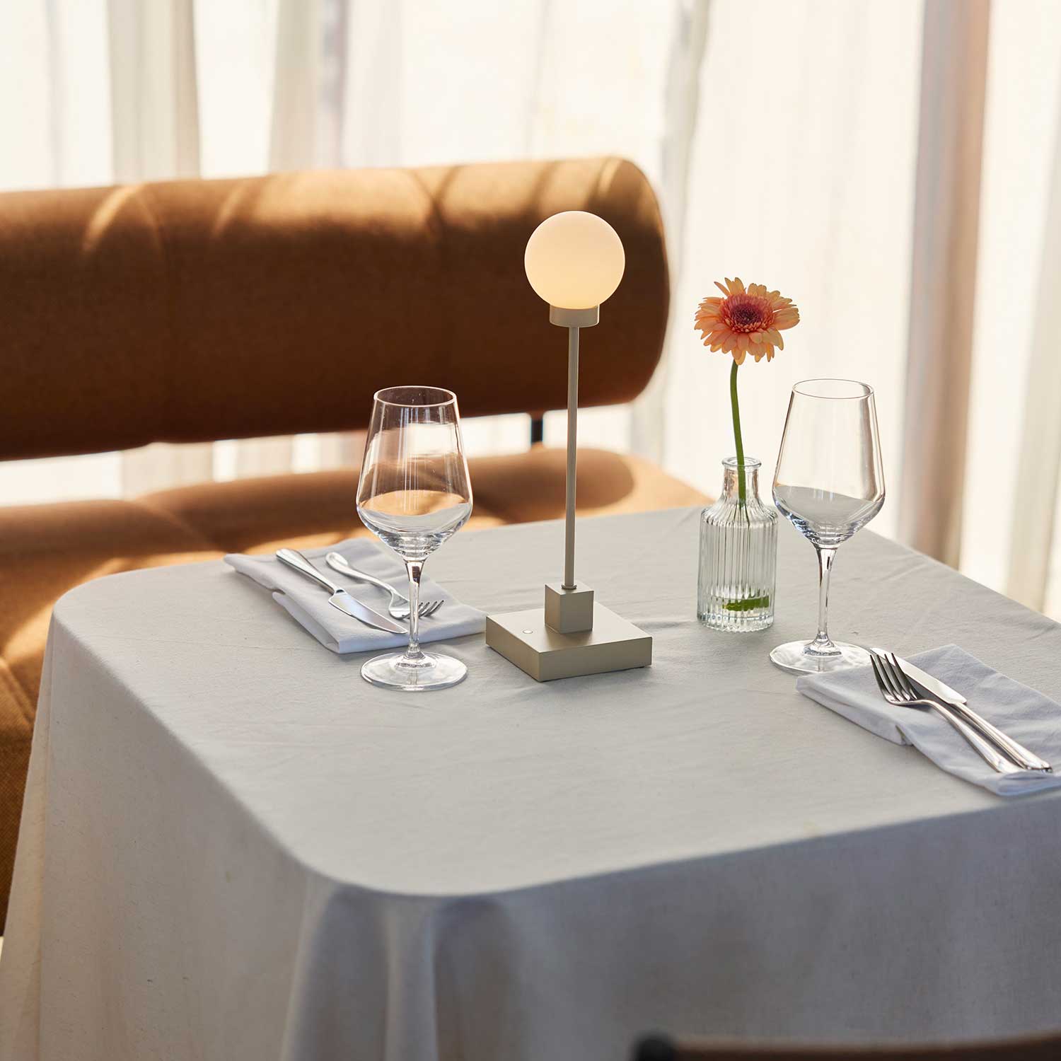 Snowball - Lampe sans-fil LED pour table intérieur et extérieur