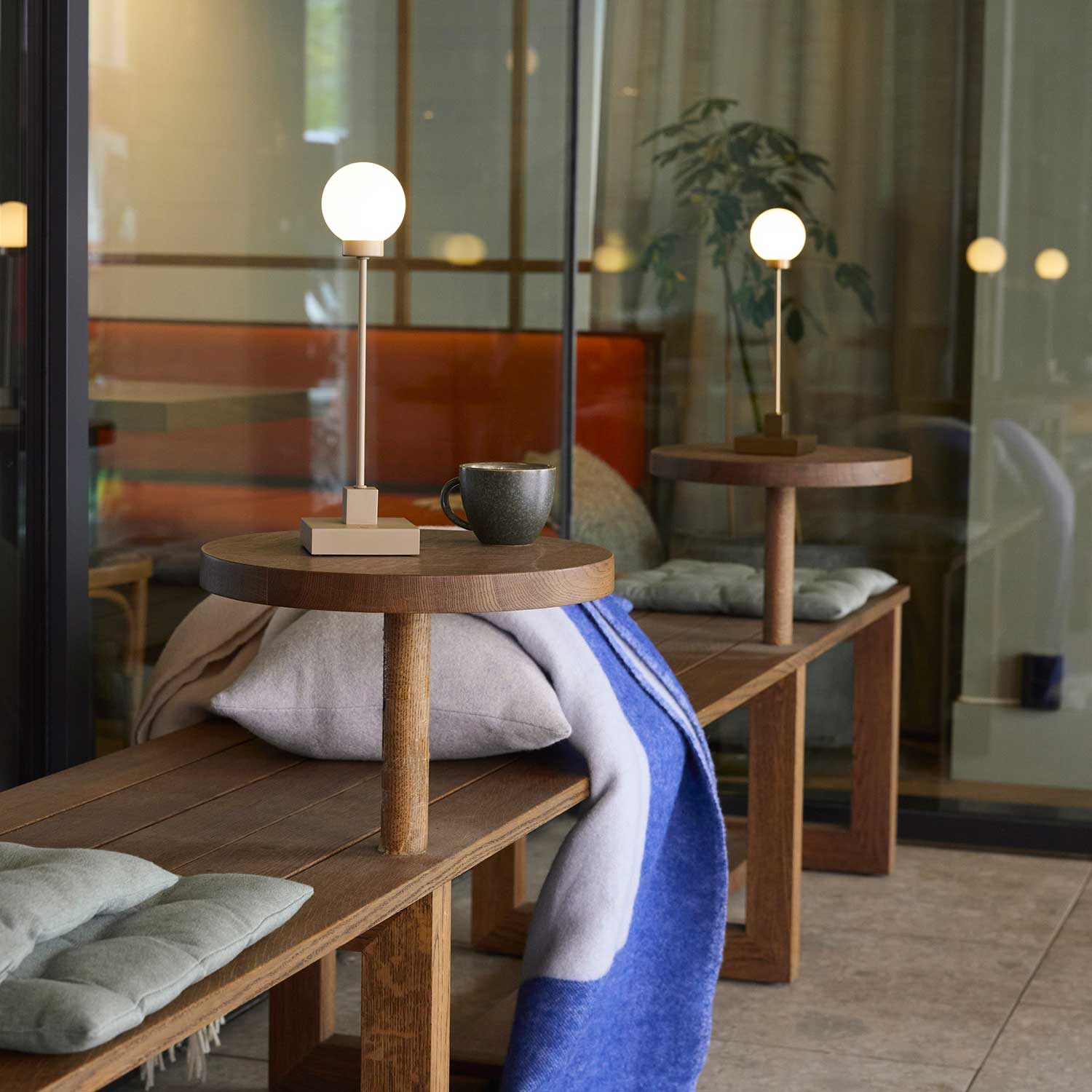 Snowball - Lampe sans-fil LED pour table intérieur et extérieur