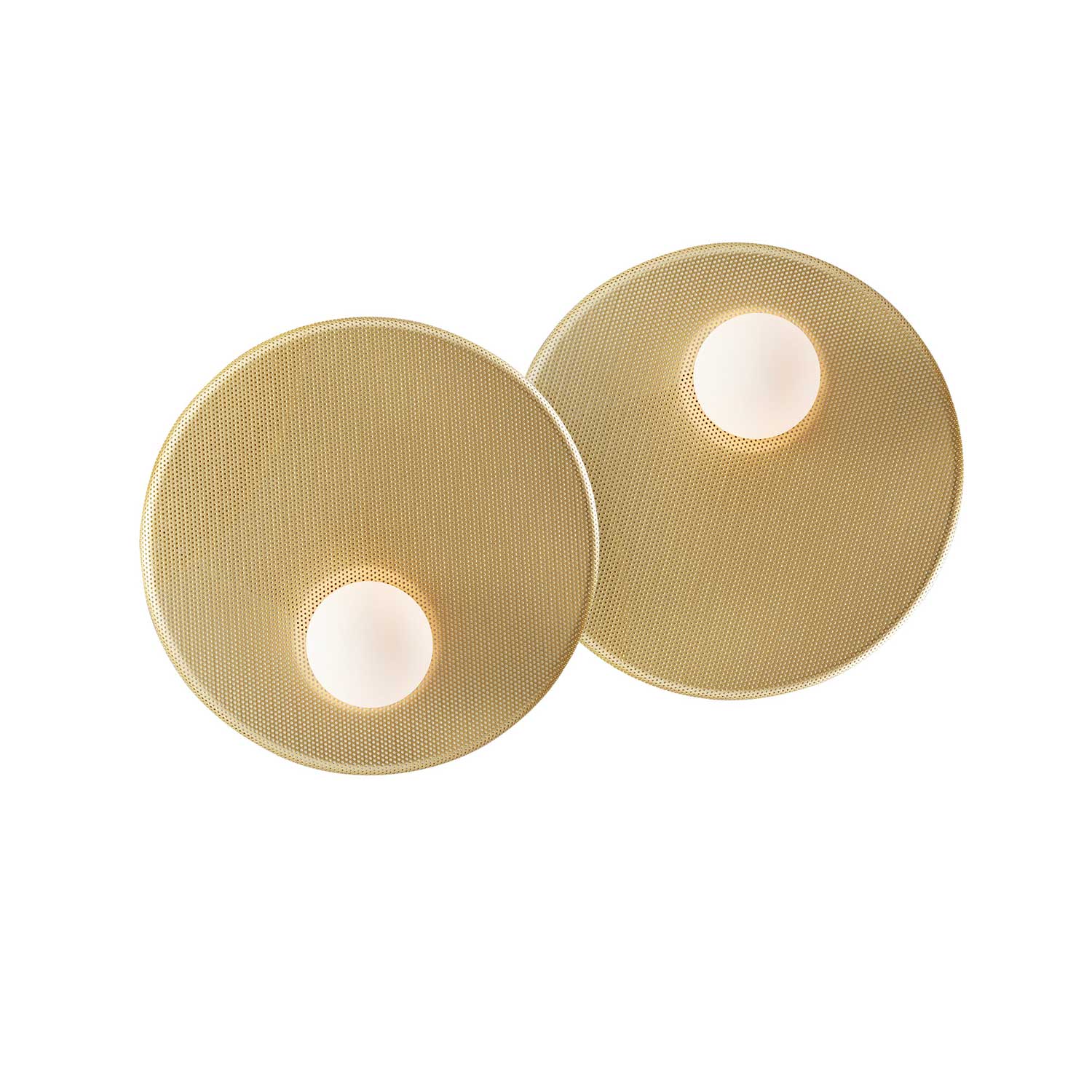 Trip Double - Large designer metal wall sconce for living room