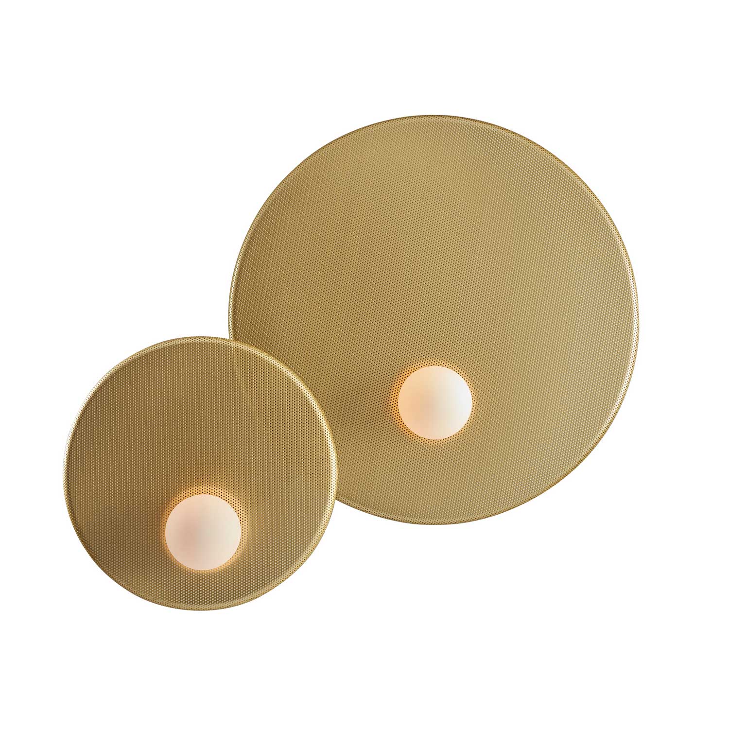 Trip Double - Large designer metal wall sconce for living room