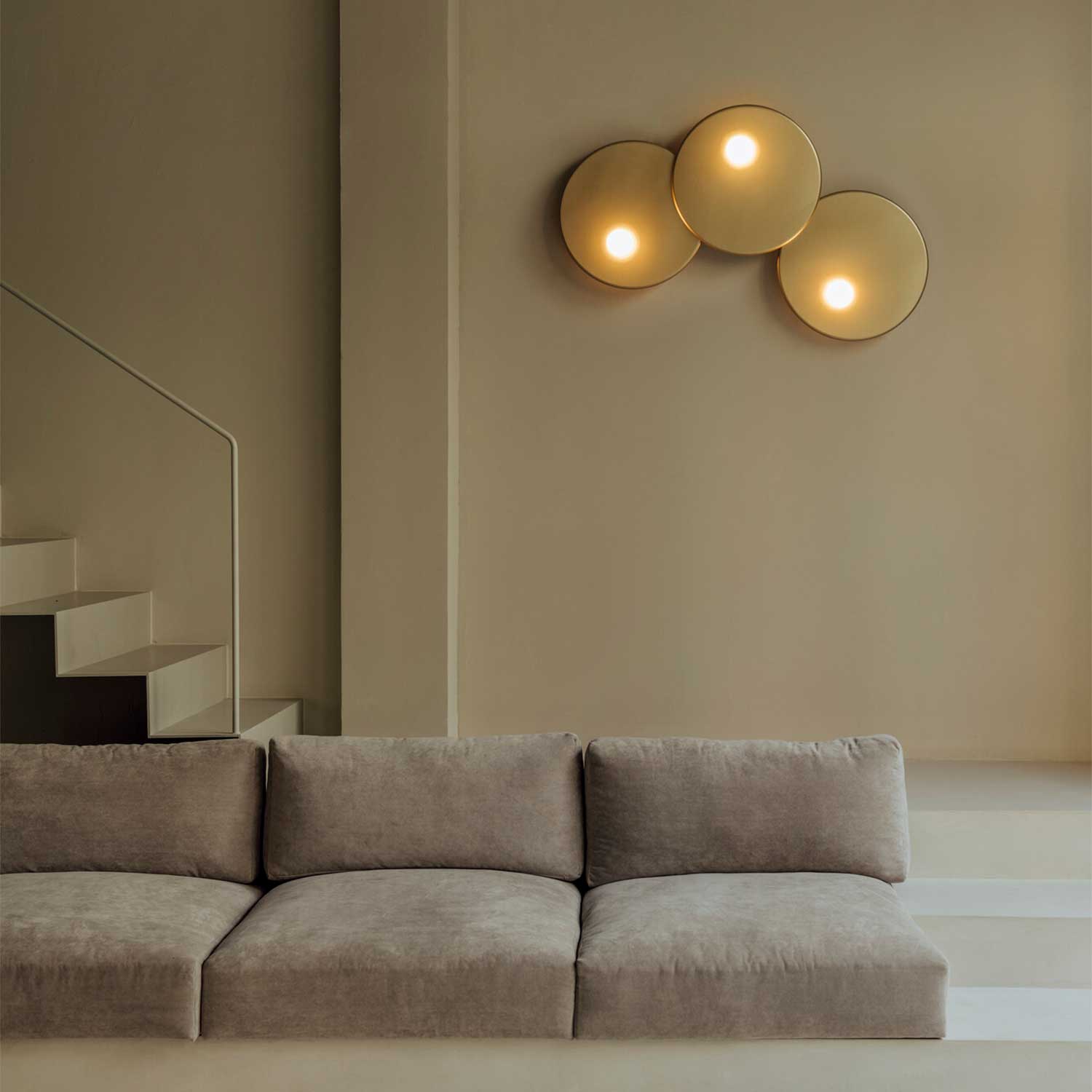 Trip Triple - Grande applique murale xxl design en métal