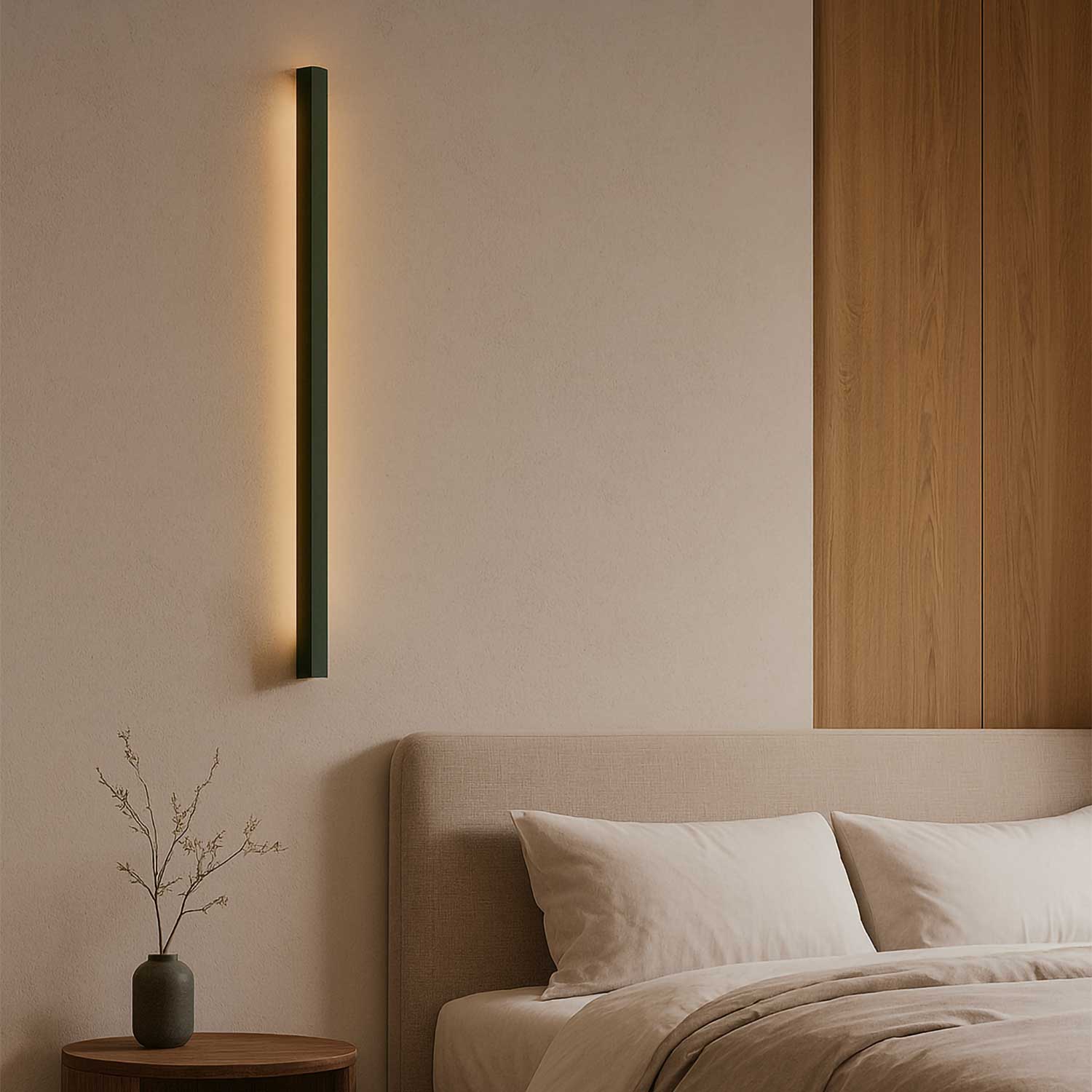 Tuban - Applique murale xxl en acier avec LED intégrée