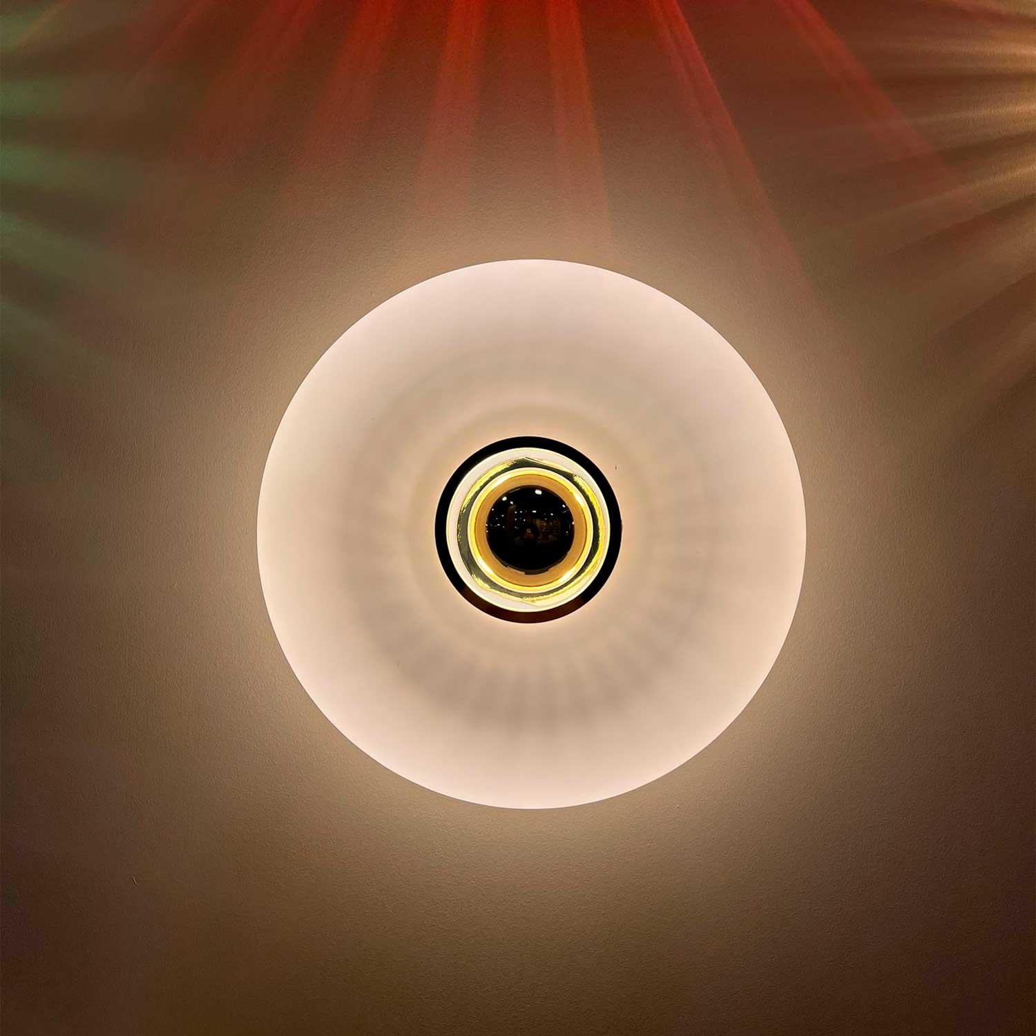 Grace - Colored glass wall sconce design art deco