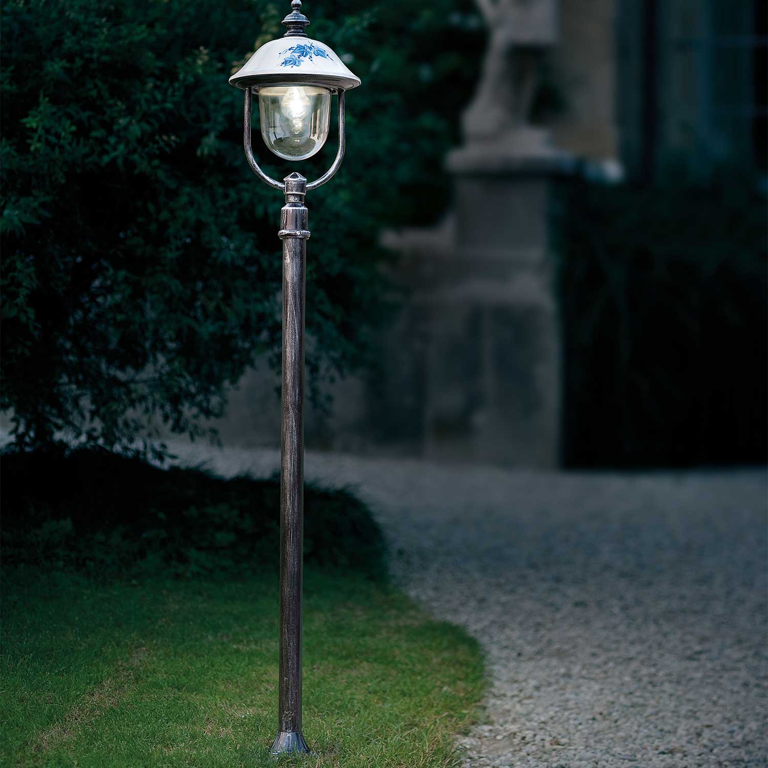 Bari - Lampadaire extérieur vintage au style italien