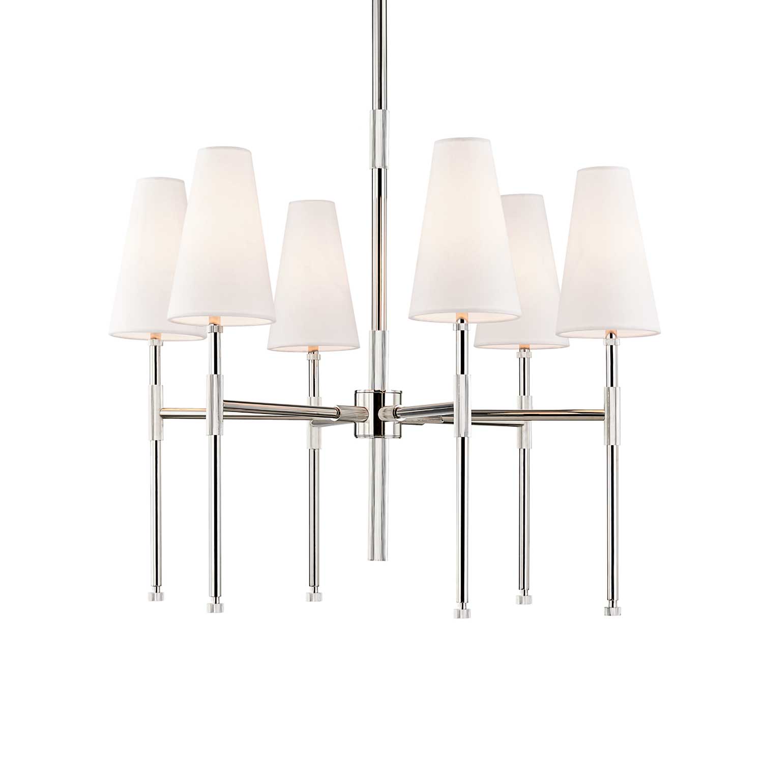 Bowery - Chic suspension in brass or steel for living room