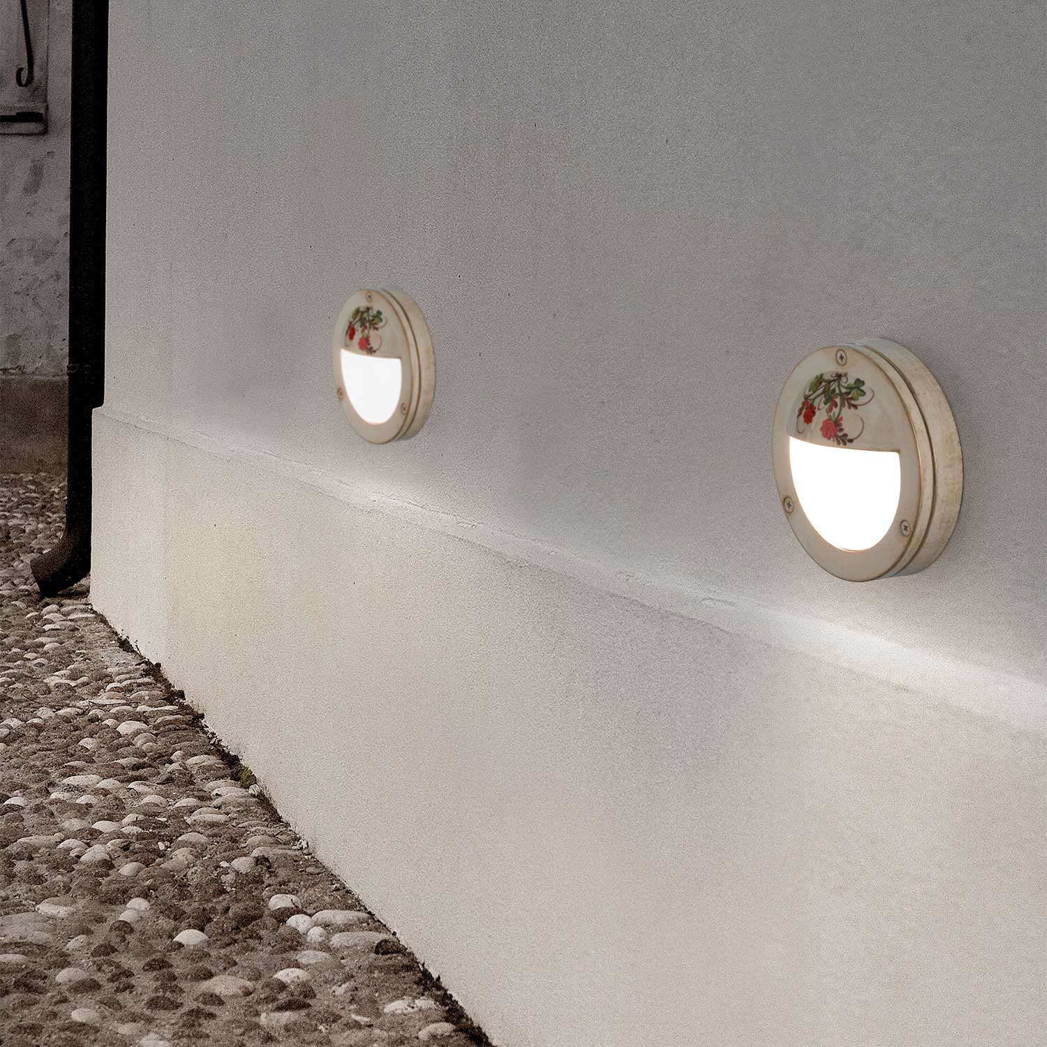 Brindisi - Applique murale d'extérieure vintage en céramique