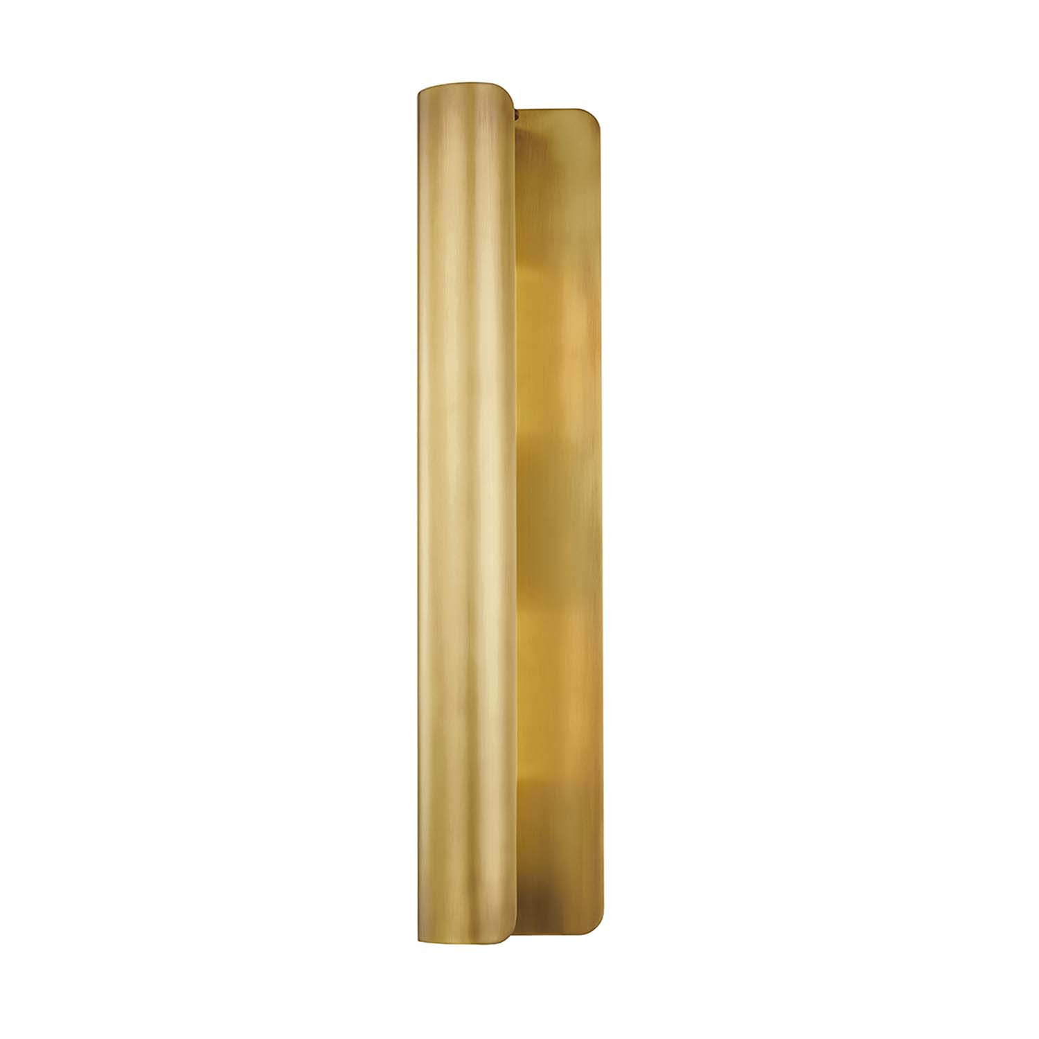 Accord - Aplique de pared de latón forma de rollo