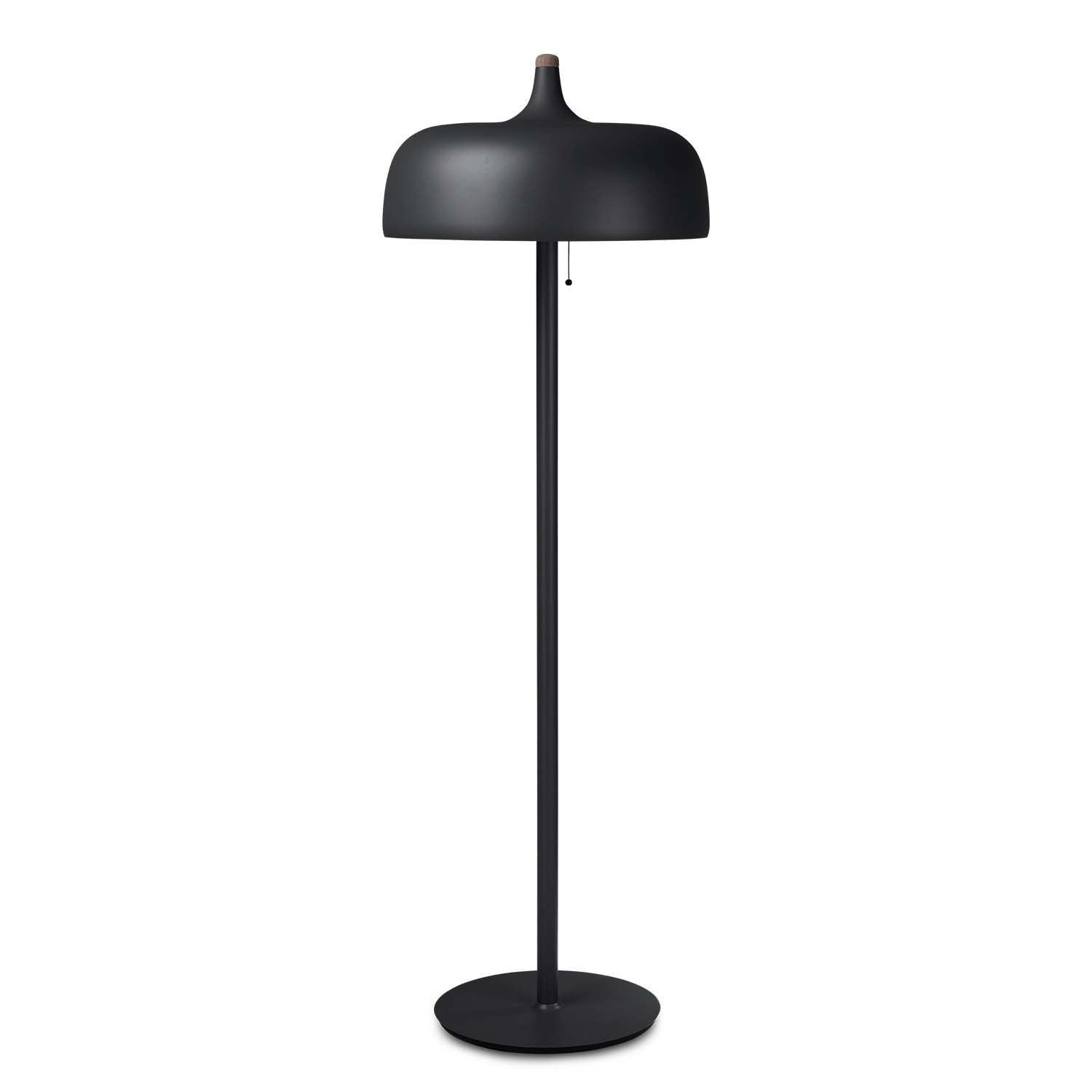 ACORN - Stehlampe skandinavisch schwarz matt, grau matt und weiß matt