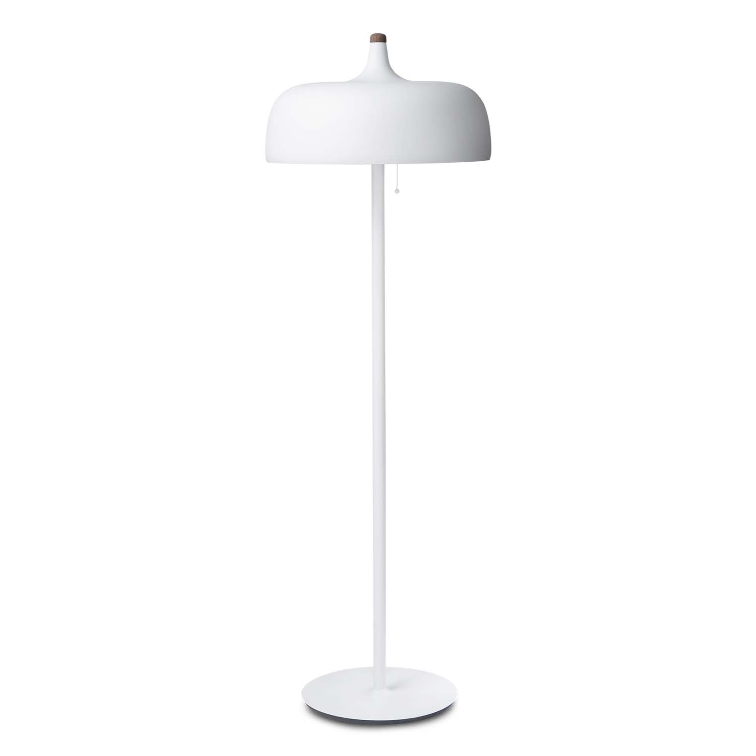 ACORN - Lampadaire scandinave noir mat, gris mat et blanc mat