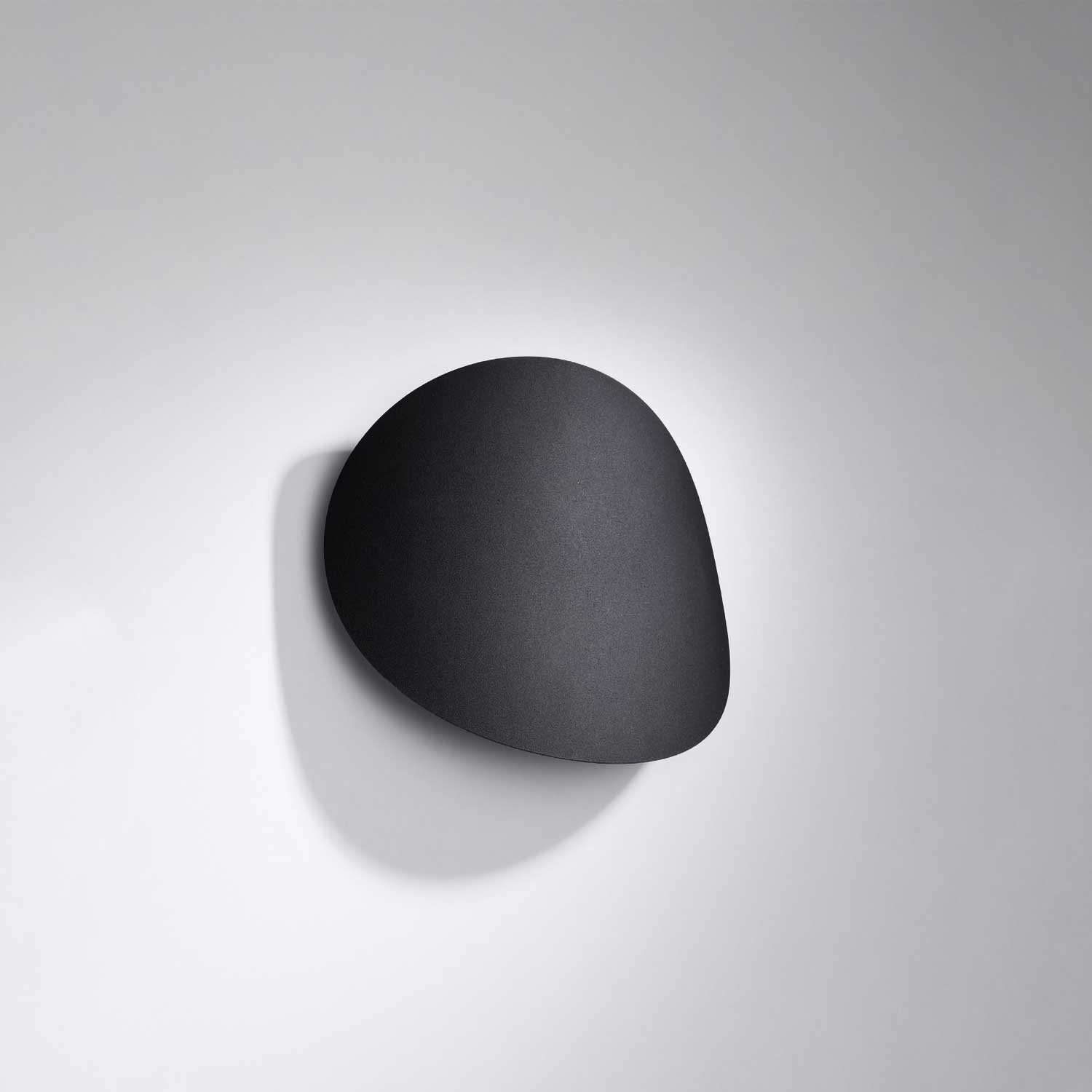 Acrux - Aplique de pared de diseño en acero negro o blanco para dormitorio moderno