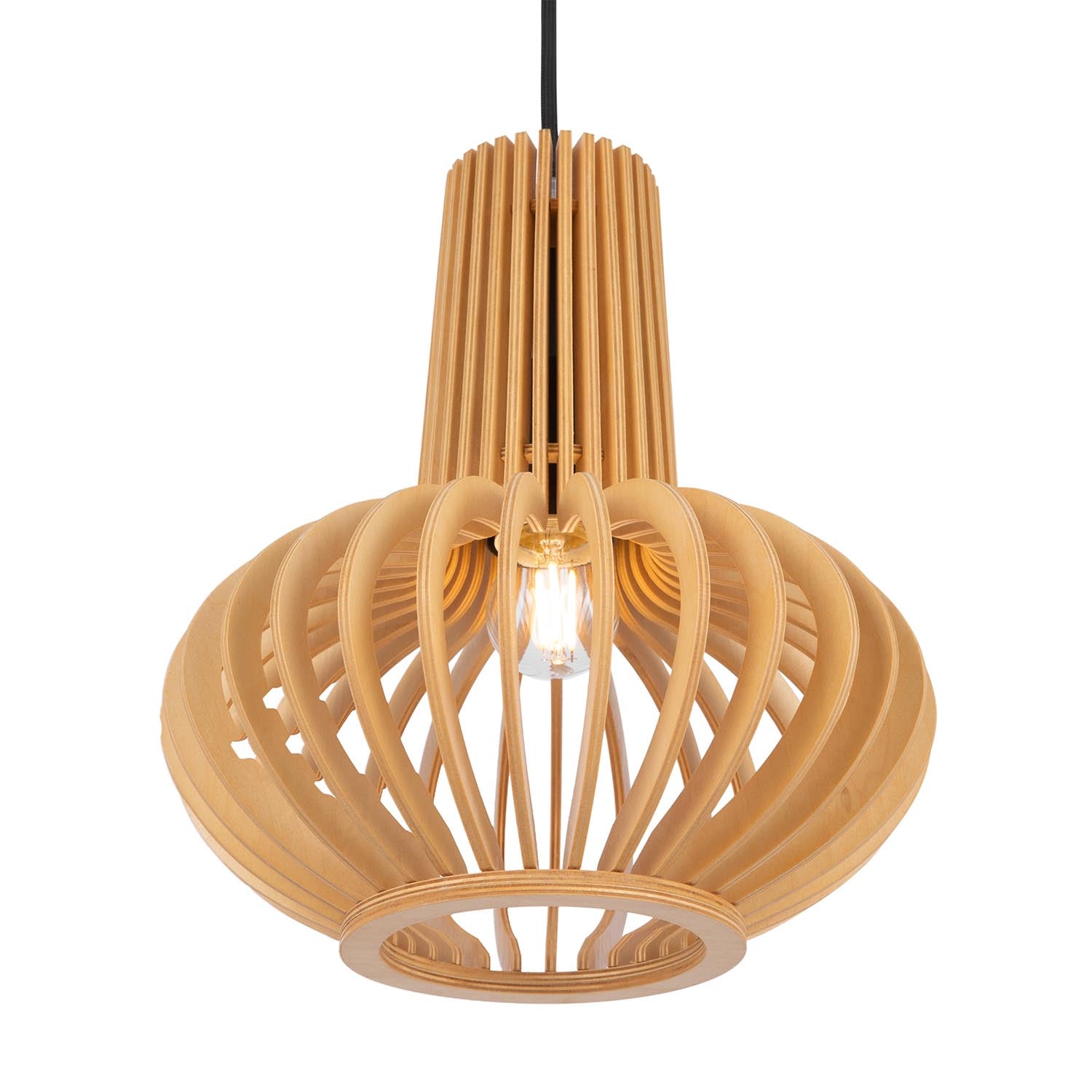ROOTS - Suspension cage en bois scandinave