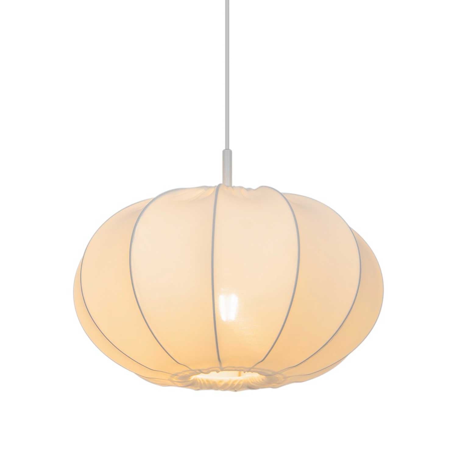 Aeron - Suspension blanche en tissu pour chambre zen