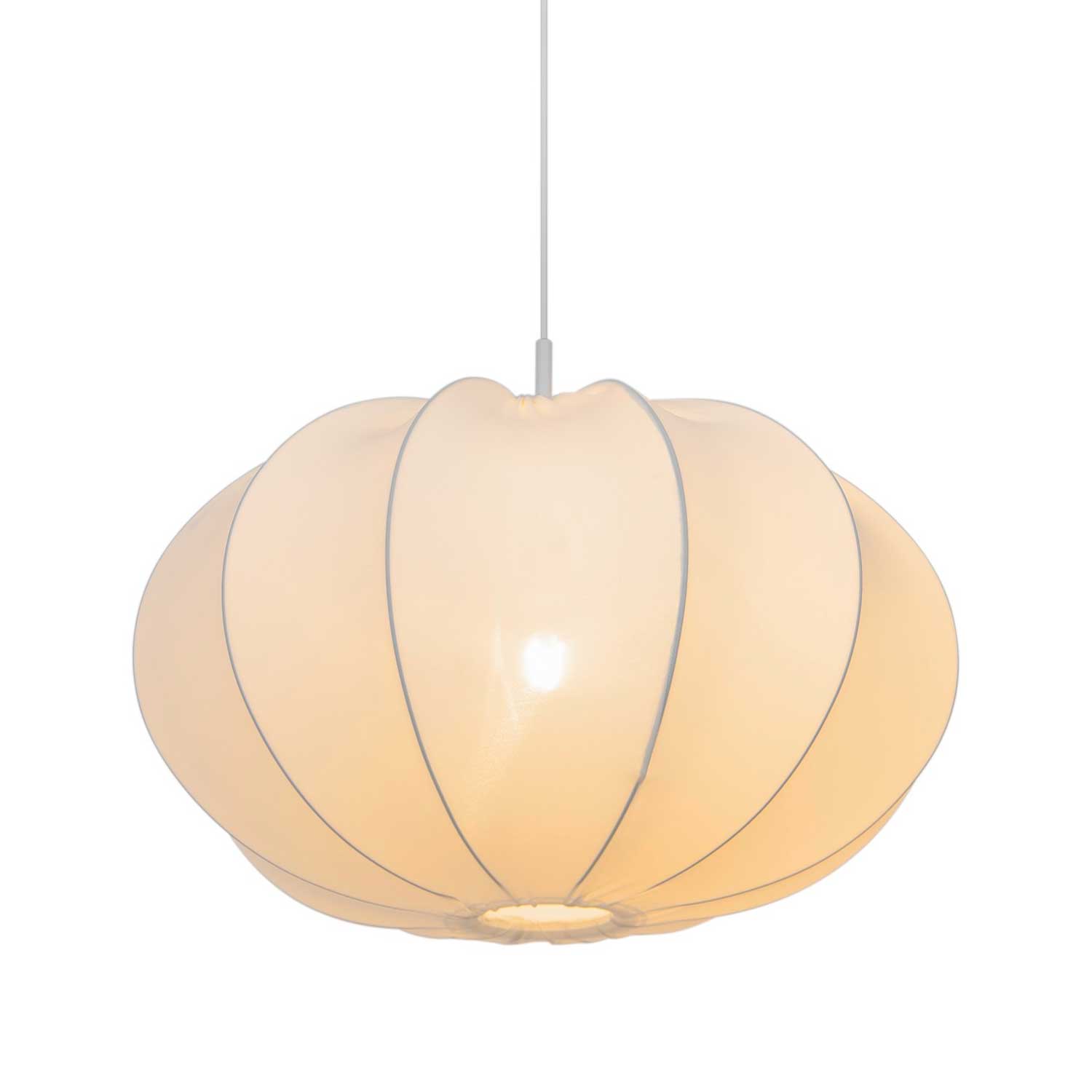 Aeron - Suspension blanche en tissu pour chambre zen