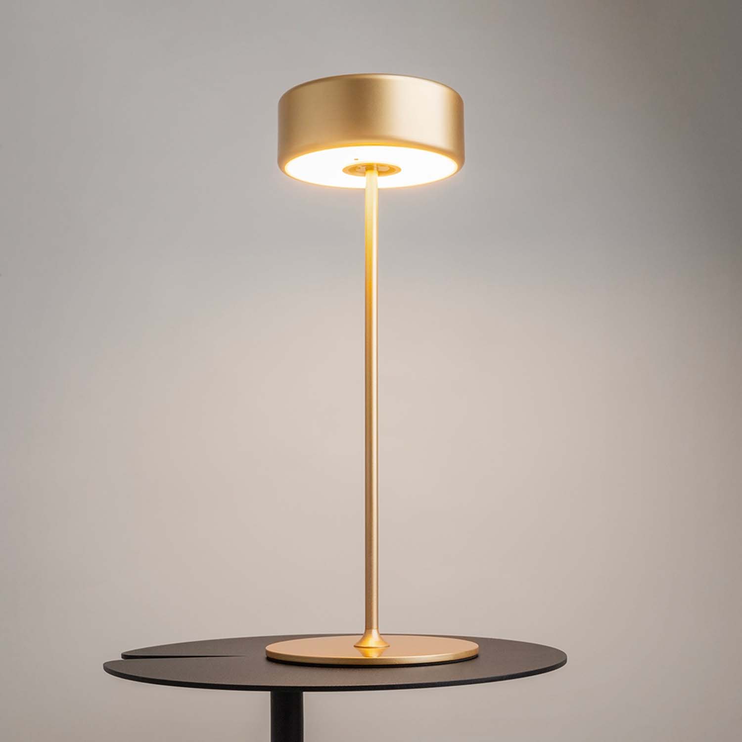 AI - Lampe nomade dimmable en acier et LED intégrée