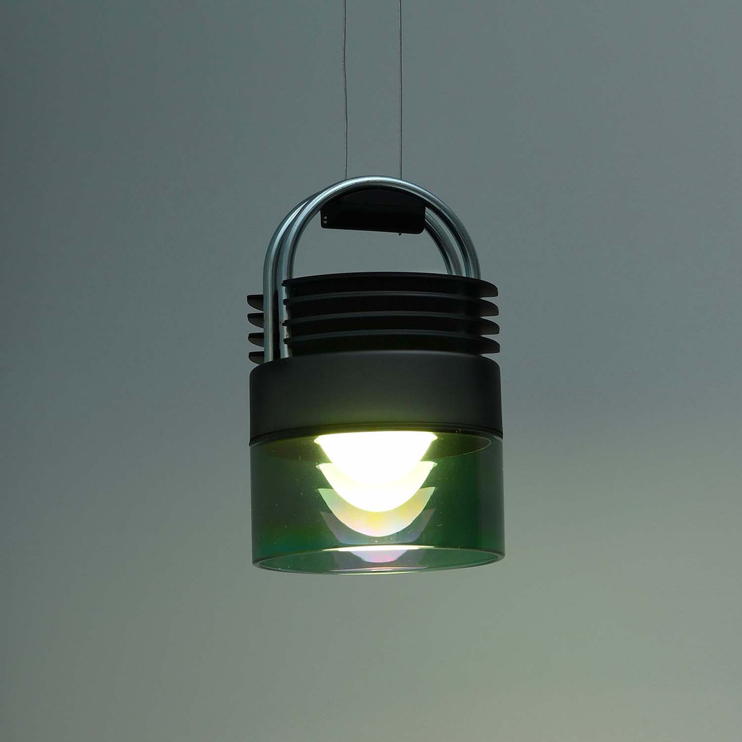 AIRMOD Glass - Contemporary suspension in steel and glass