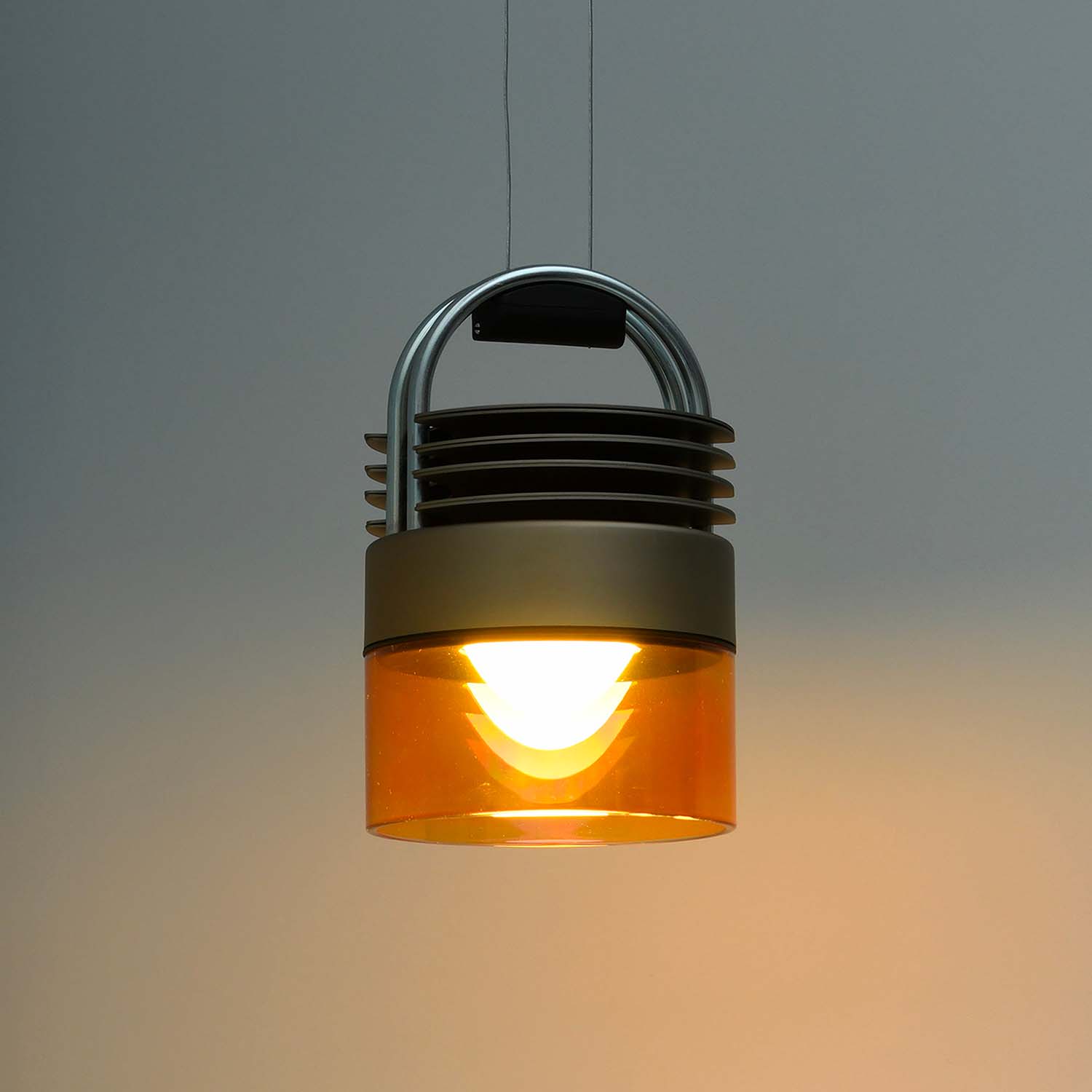 AIRMOD Glass - Contemporary suspension in steel and glass