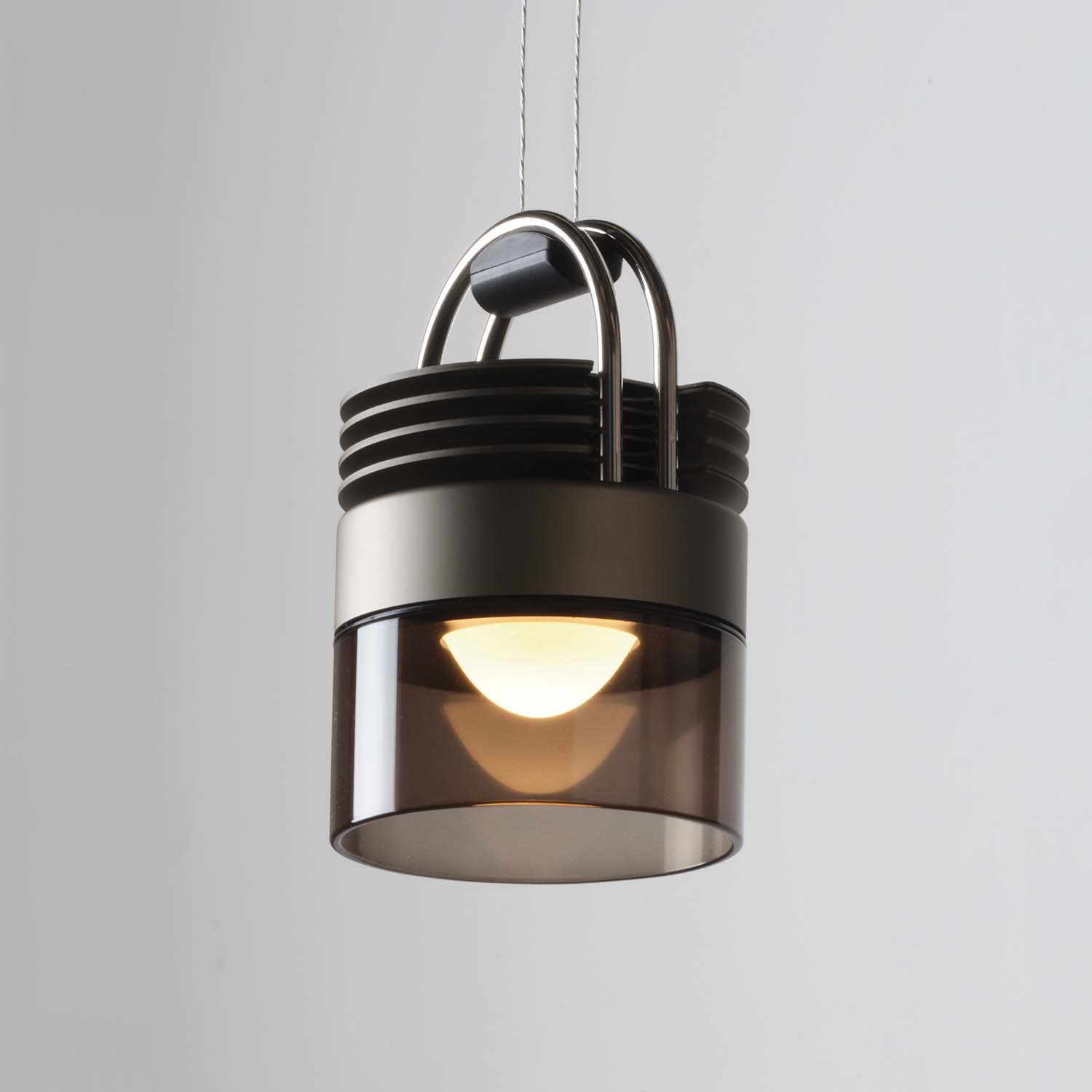 AIRMOD Glass - Contemporary suspension in steel and glass