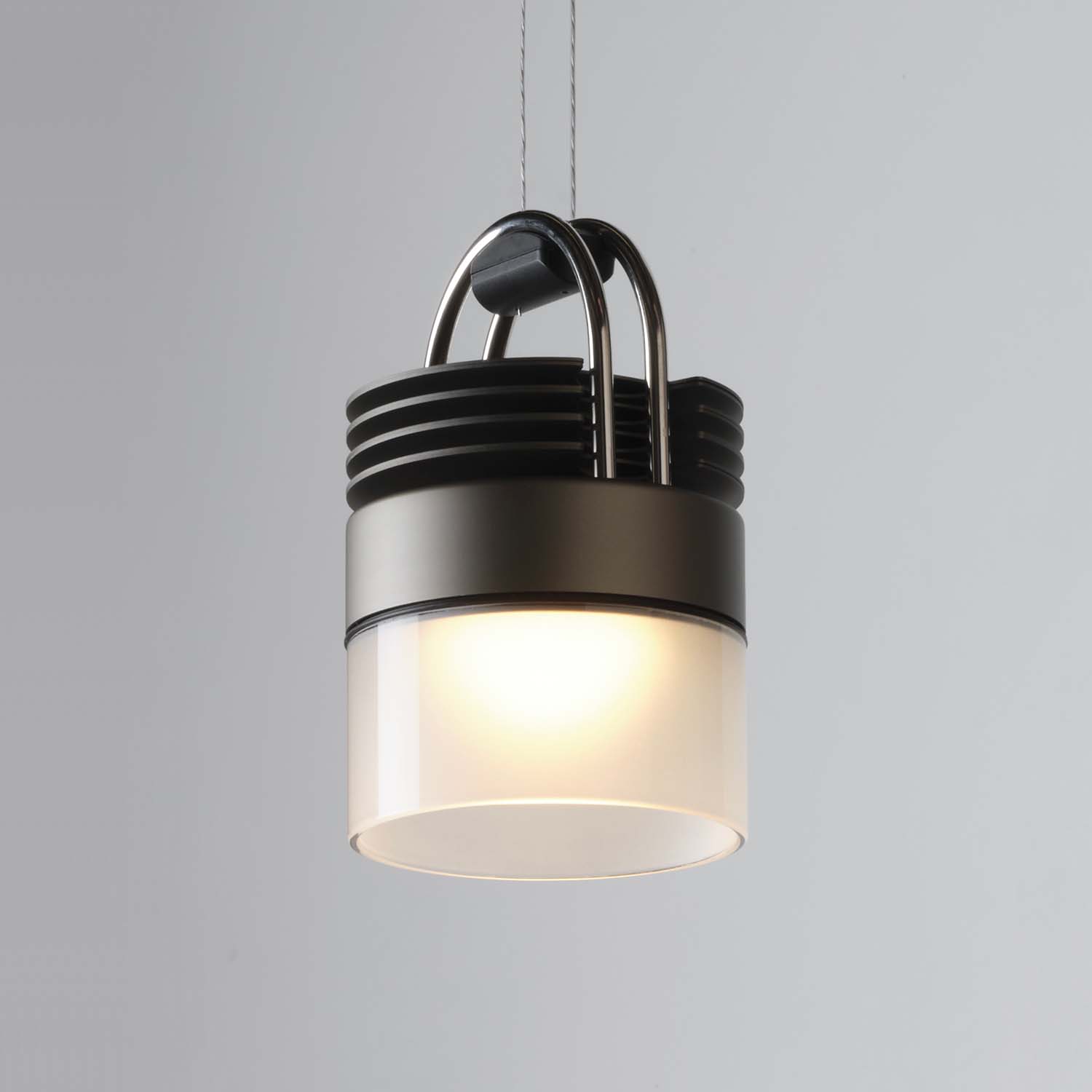 AIRMOD Glass - Contemporary suspension in steel and glass