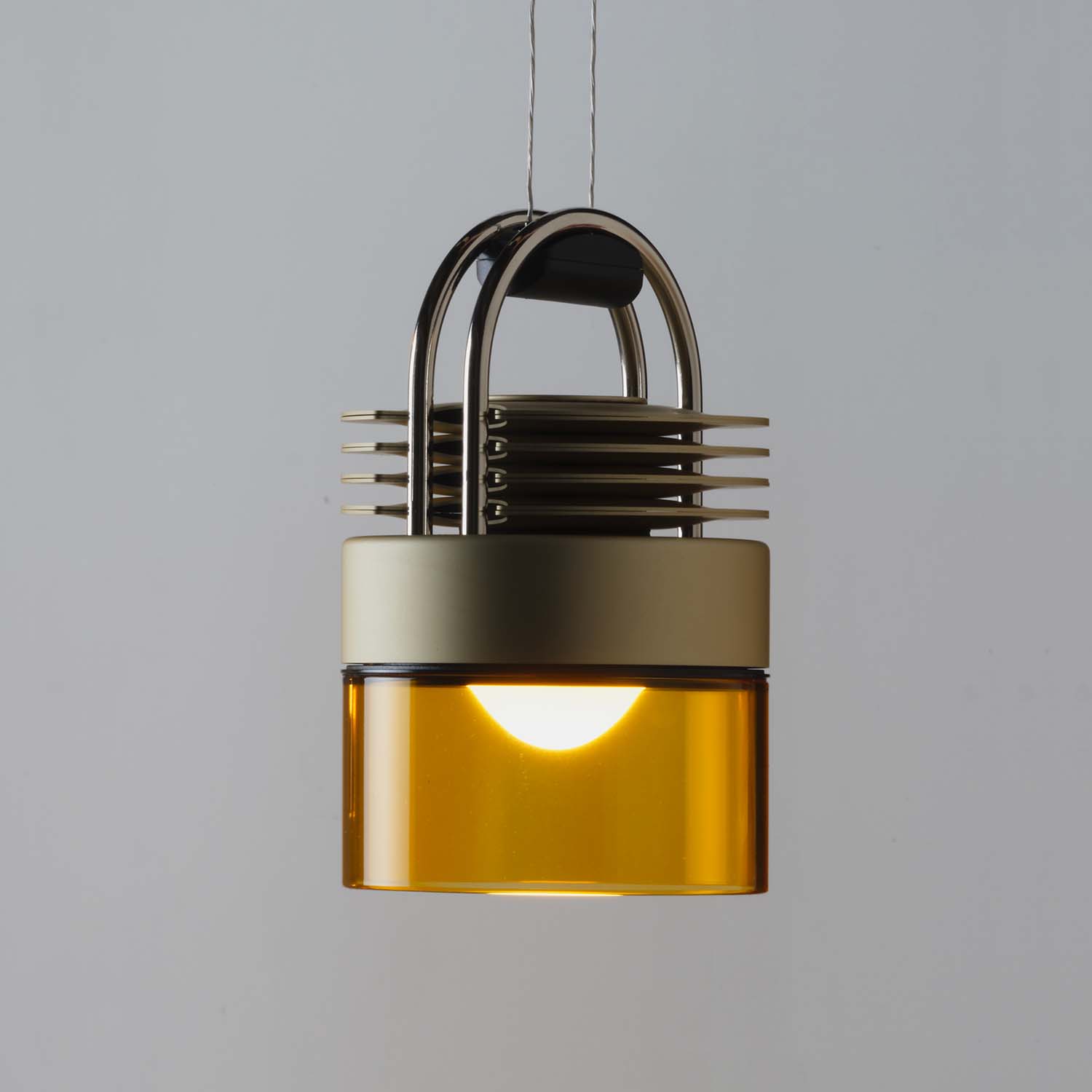 AIRMOD Glass - Contemporary suspension in steel and glass