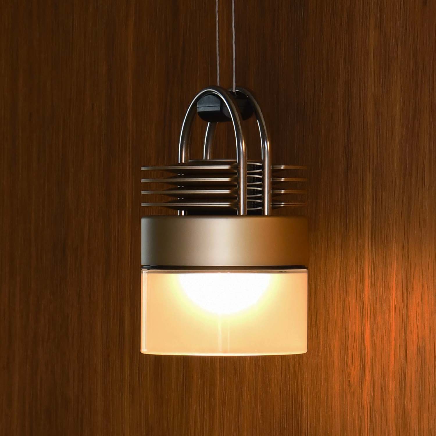 AIRMOD Glass - Contemporary suspension in steel and glass