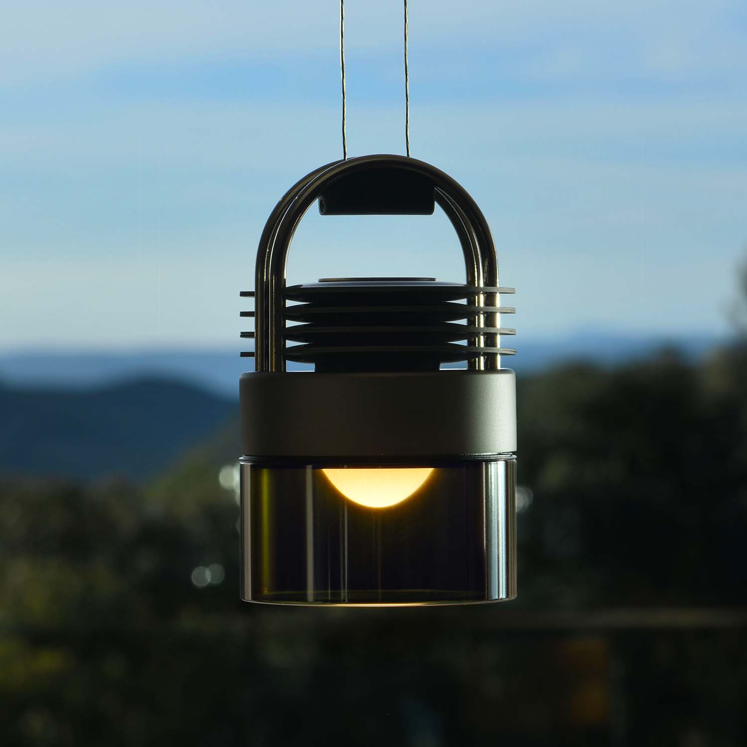 AIRMOD Glass - Contemporary suspension in steel and glass