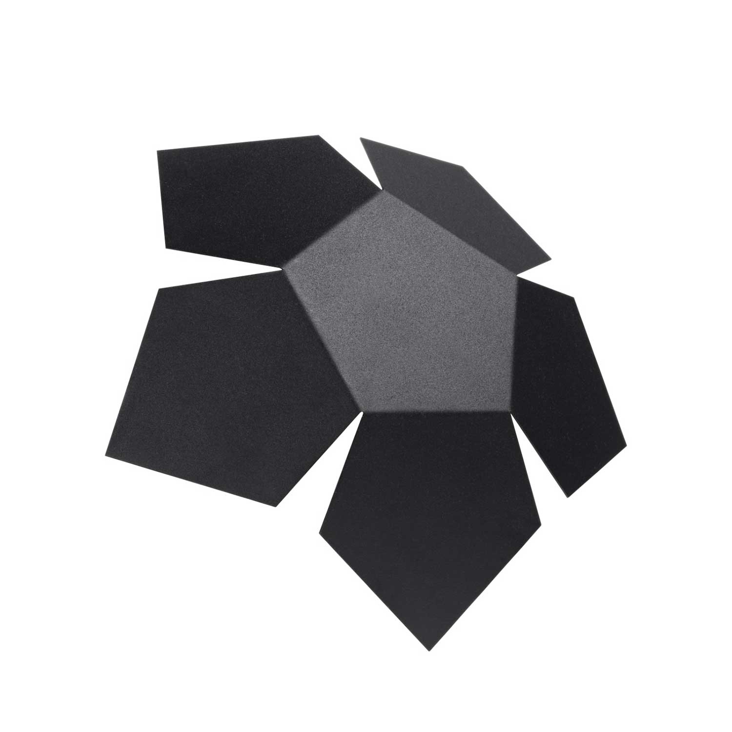 Alcor - Modern wall sconce in black or white steel design