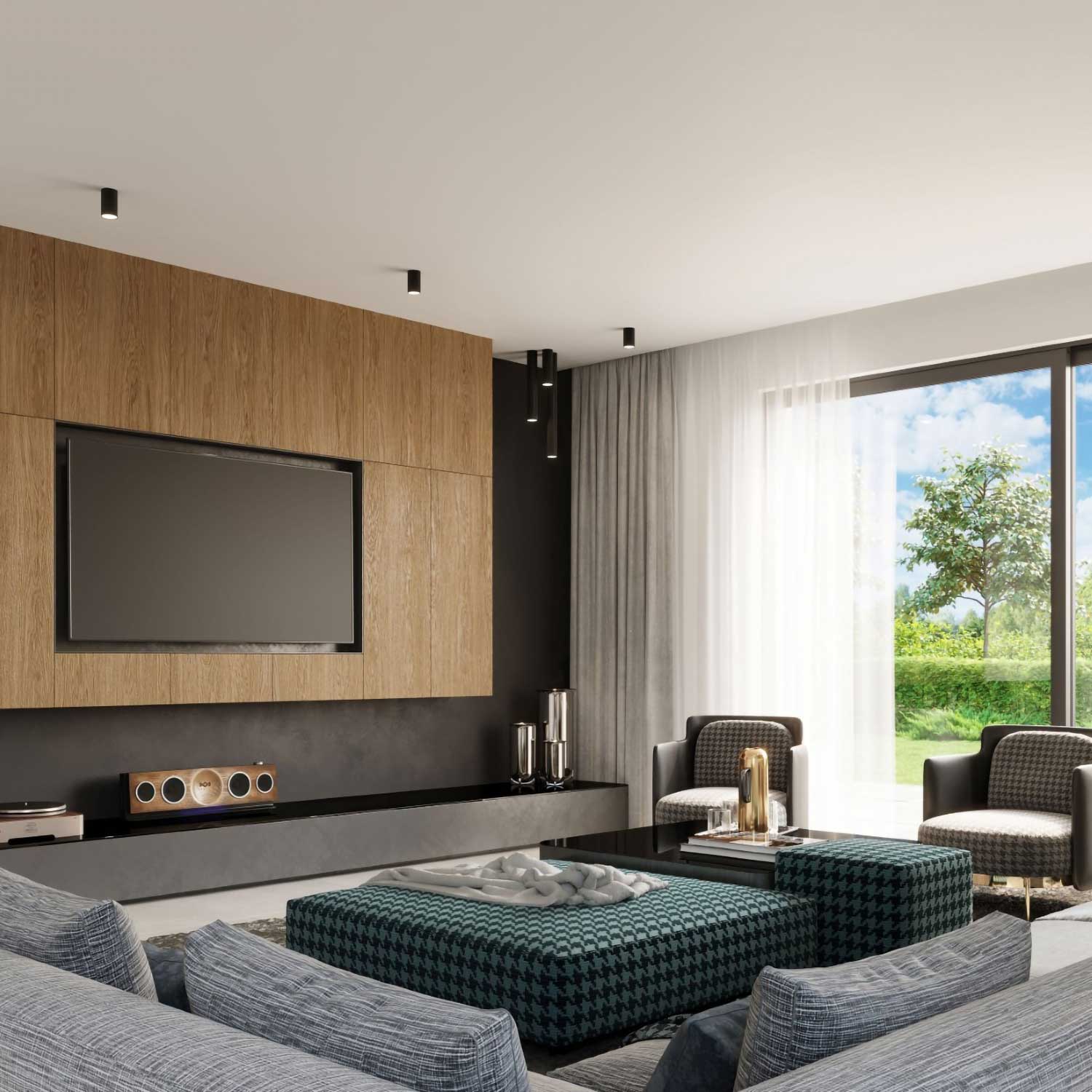 Alcyone - цилиндрический настенный светильник из черной или белой стали