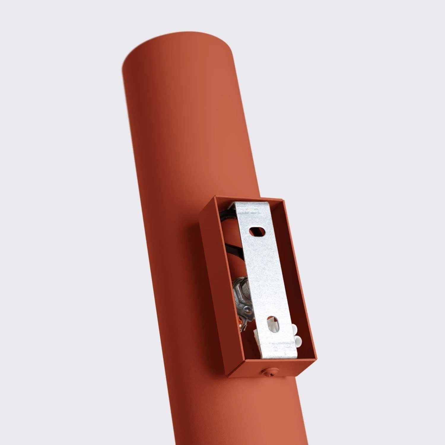 Alcyone - Modern steel wall sconce for living room