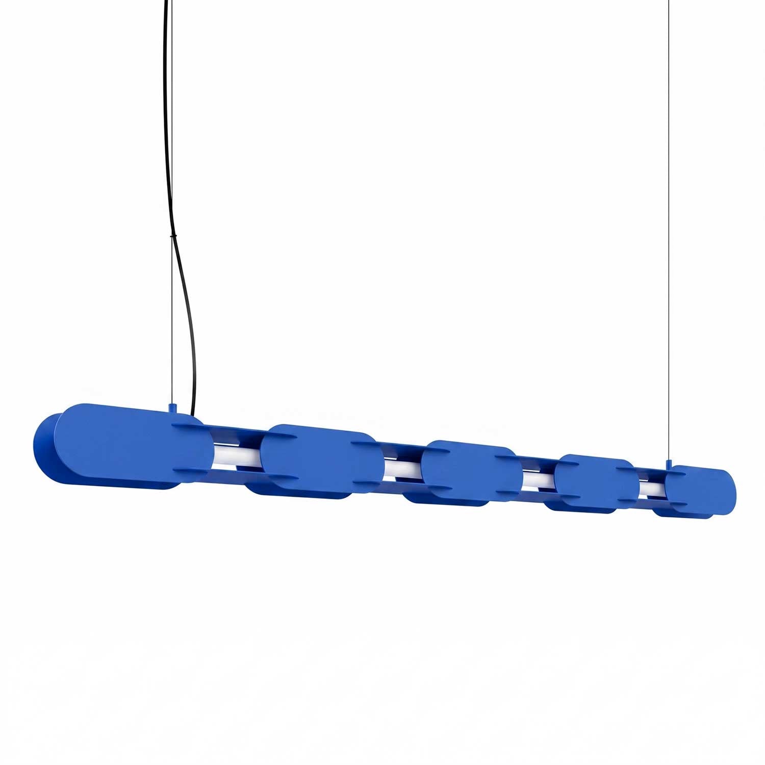 Alzir - Suspension LED en acier coloré design pour salle à manger