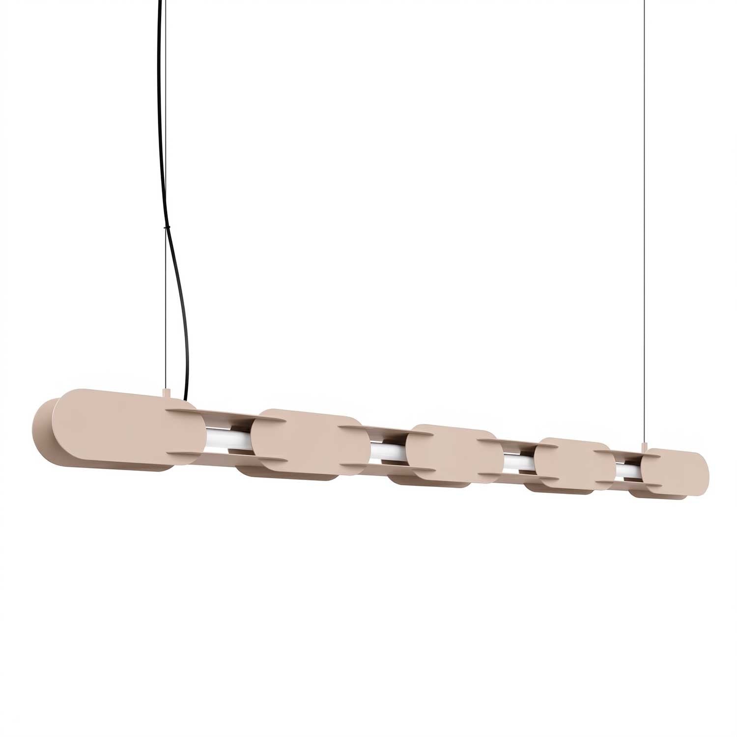 Alzir - Suspension LED en acier coloré design pour salle à manger