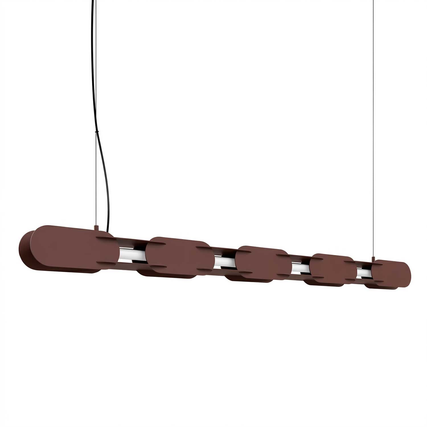 Alzir - Suspension LED en acier coloré design pour salle à manger