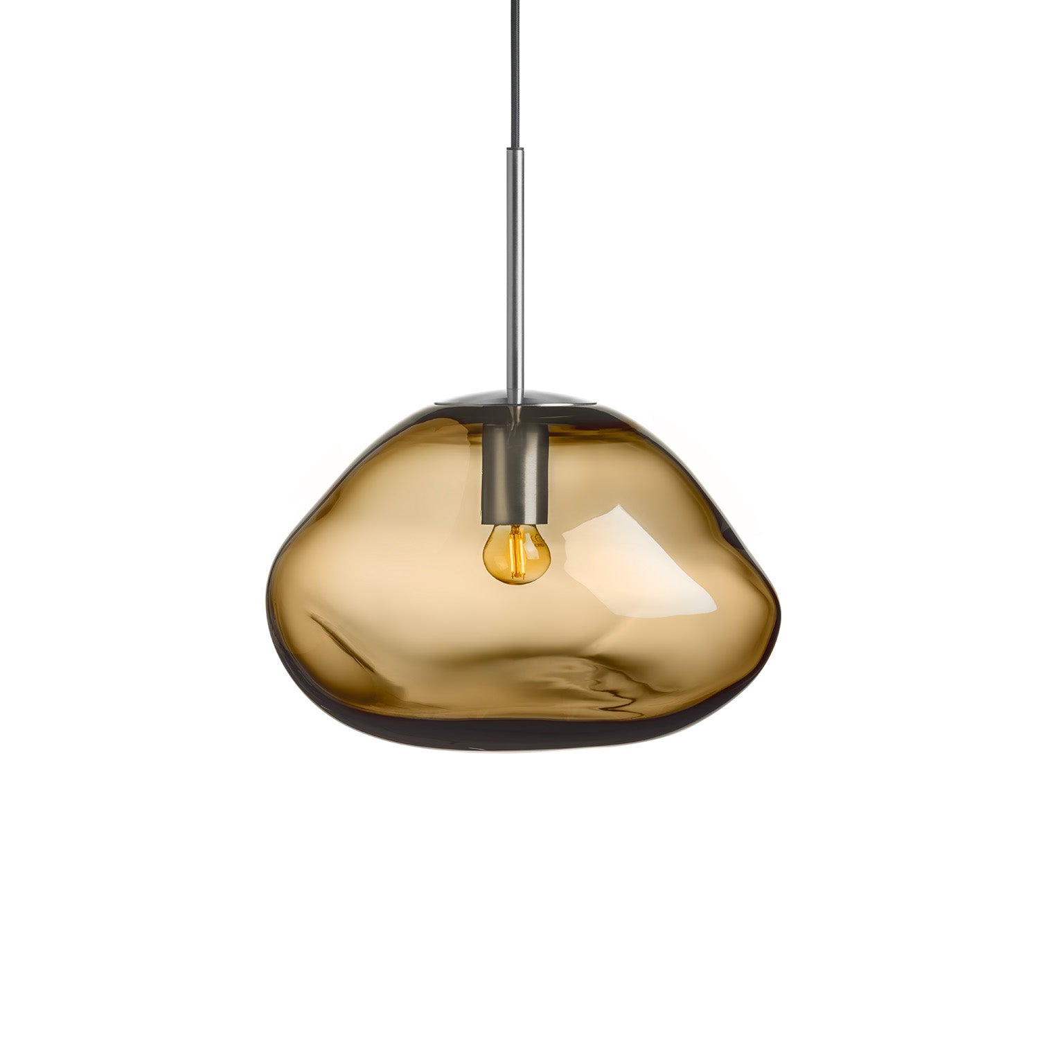 CRYSTAL STONE - Подвесной светильник из выдувного стекла в форме гальки