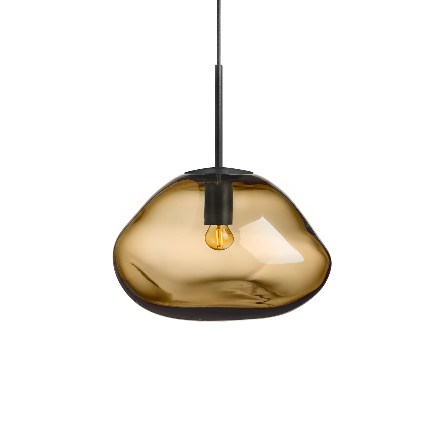 CRYSTAL STONE - Подвесной светильник из выдувного стекла в форме гальки