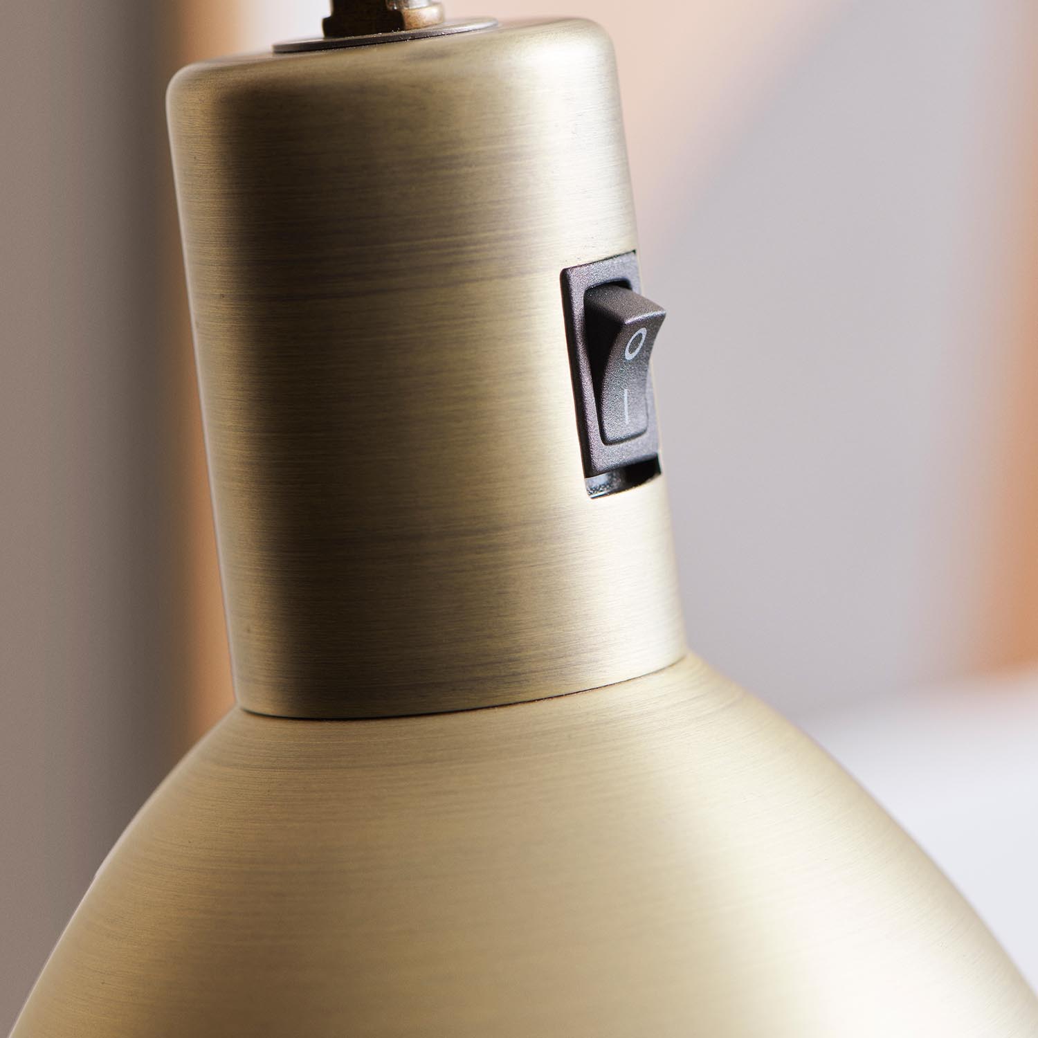 ANGORA - Vintage design metal living room floor lamp