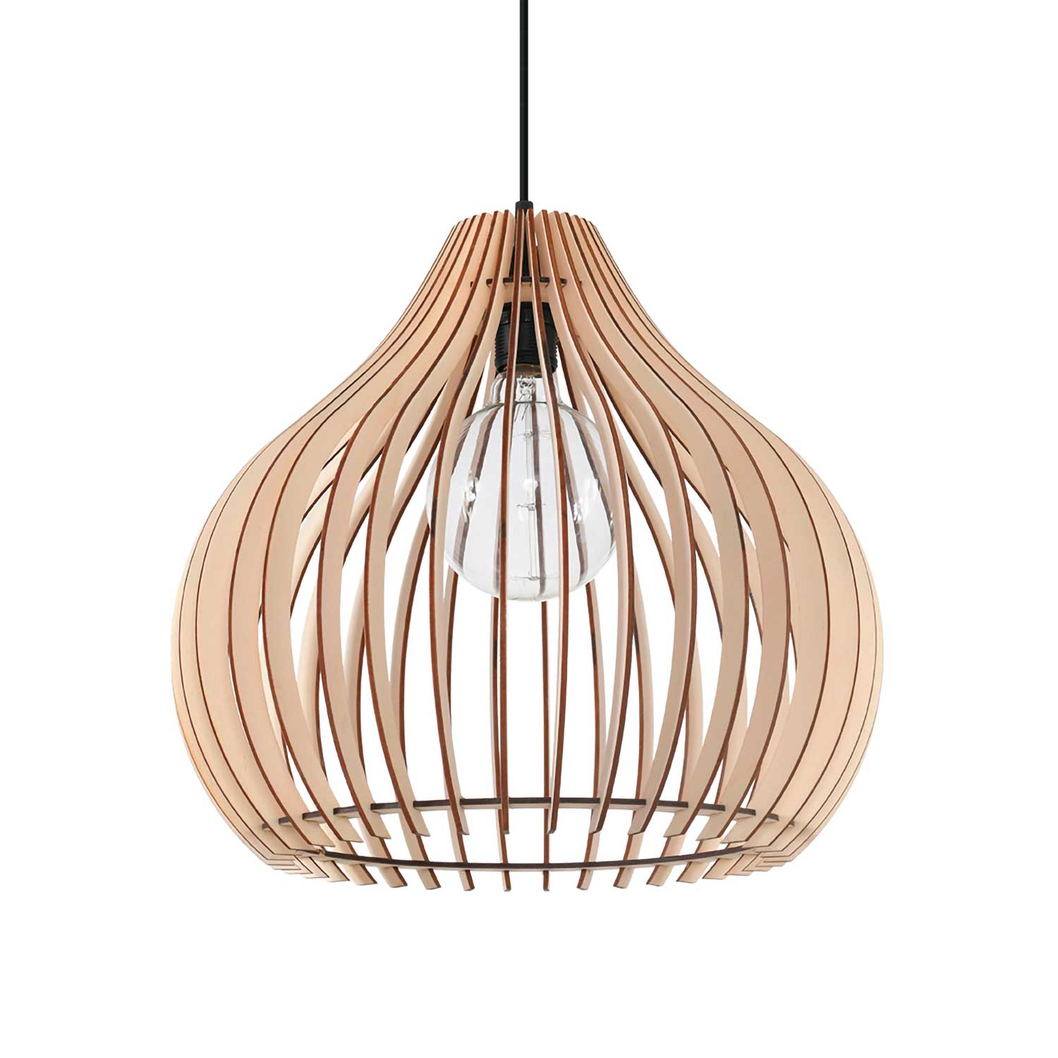 Ankaa - Wooden pendant chandelier for modern kitchen